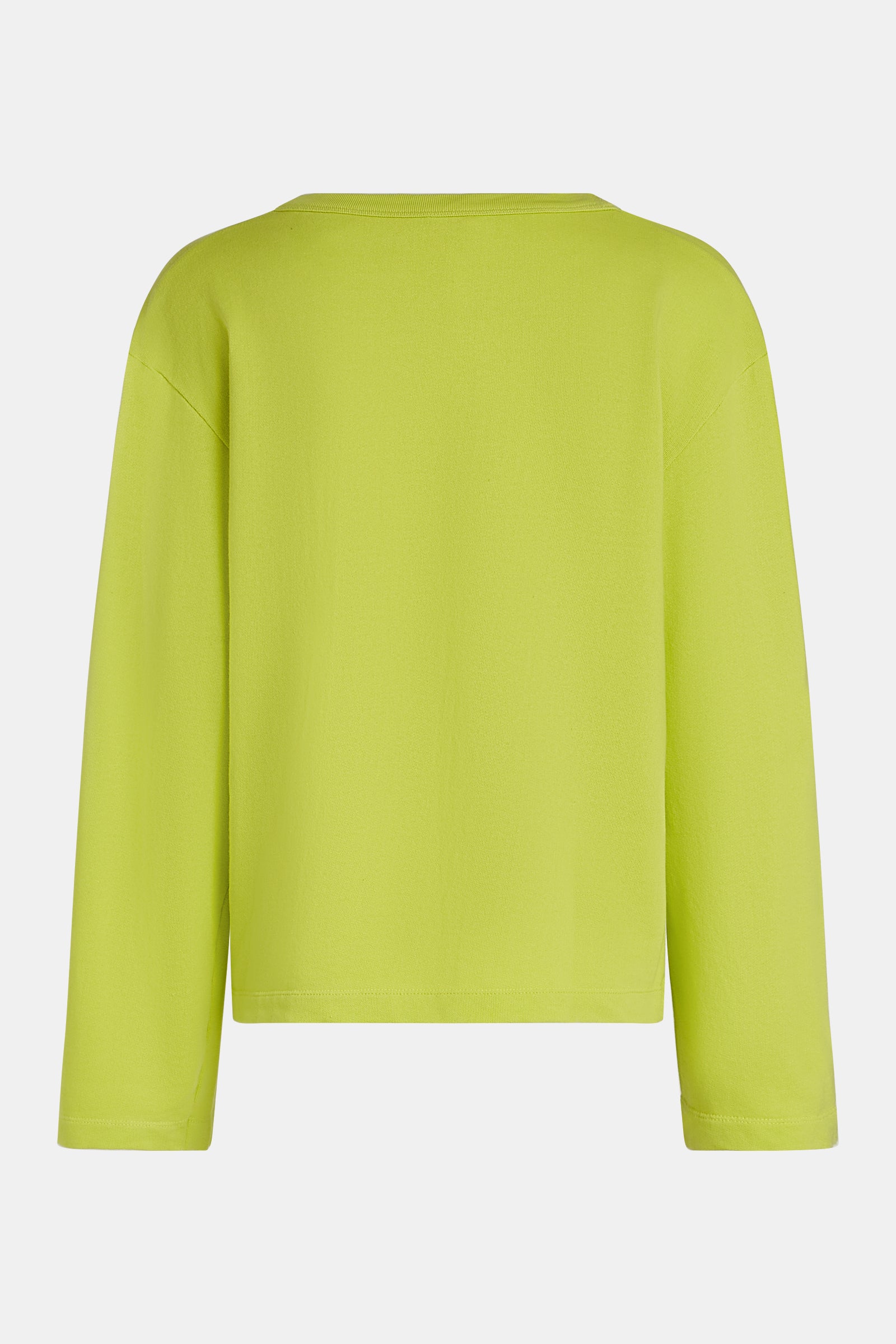 SWEATER PRINT (S26F1879LTD) SUNNY LIME - WHITE