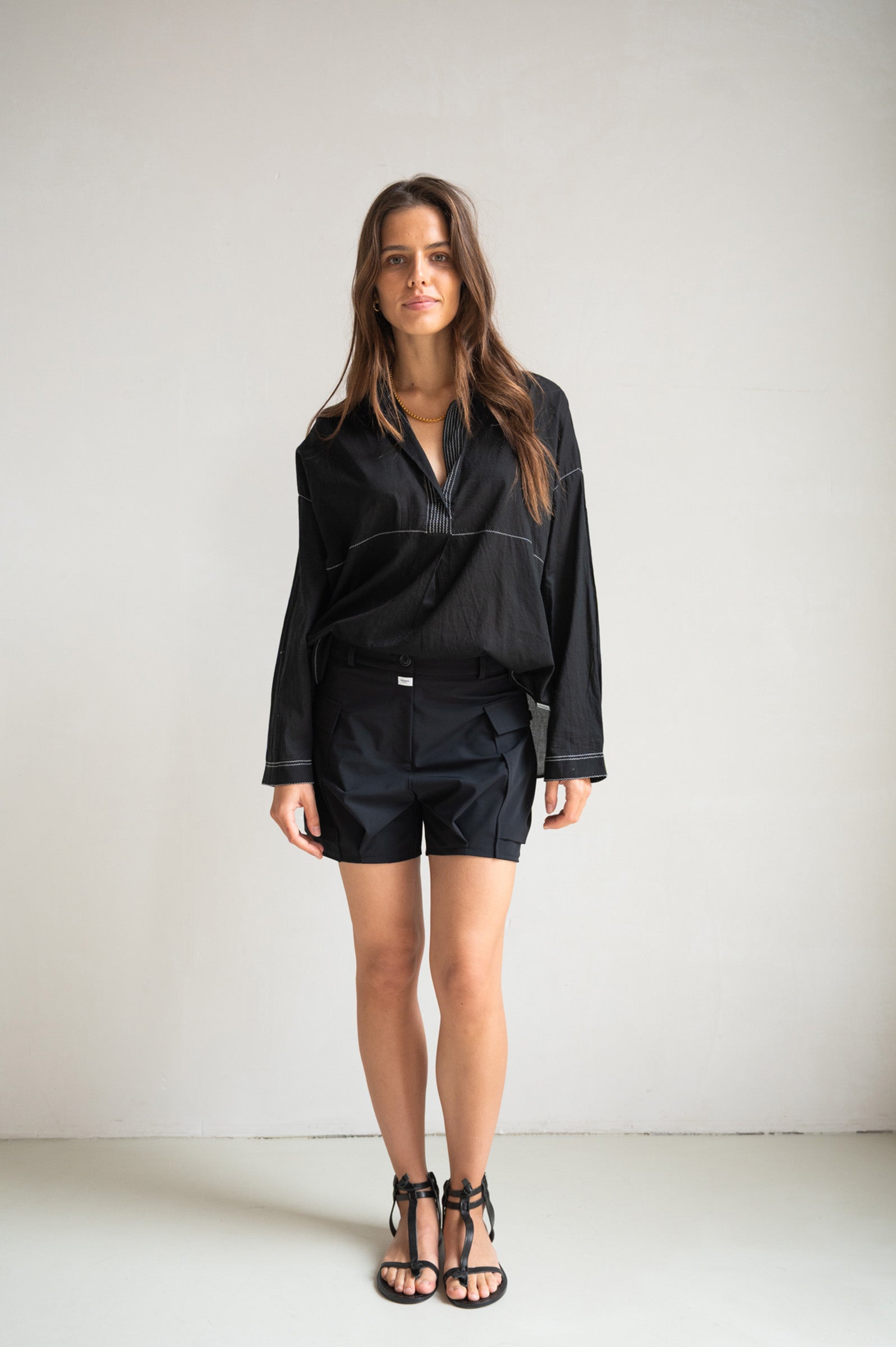 SHORTS (S26N1696) BLACK