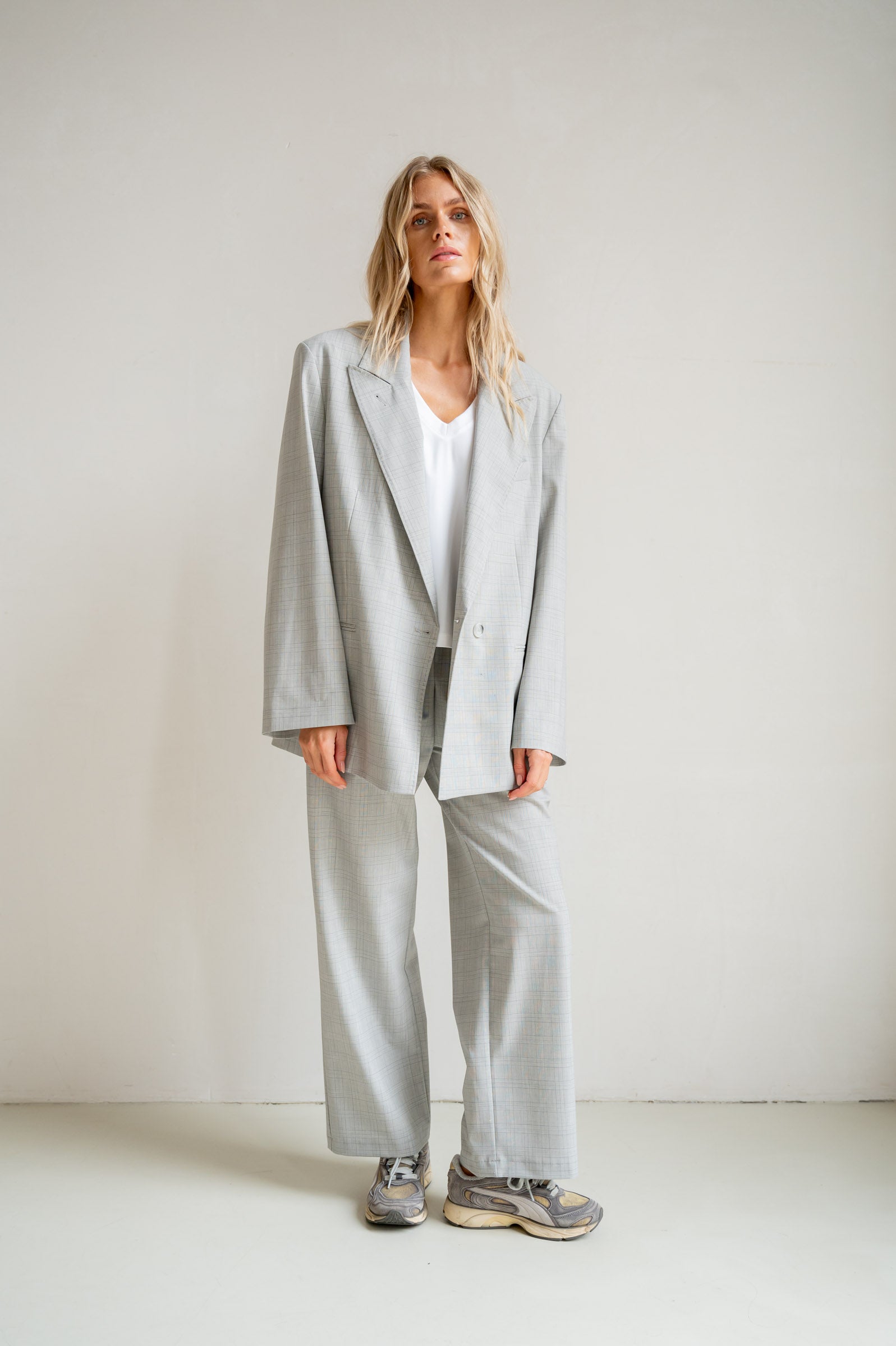 BLAZER (S26N1699) GREY CHECK