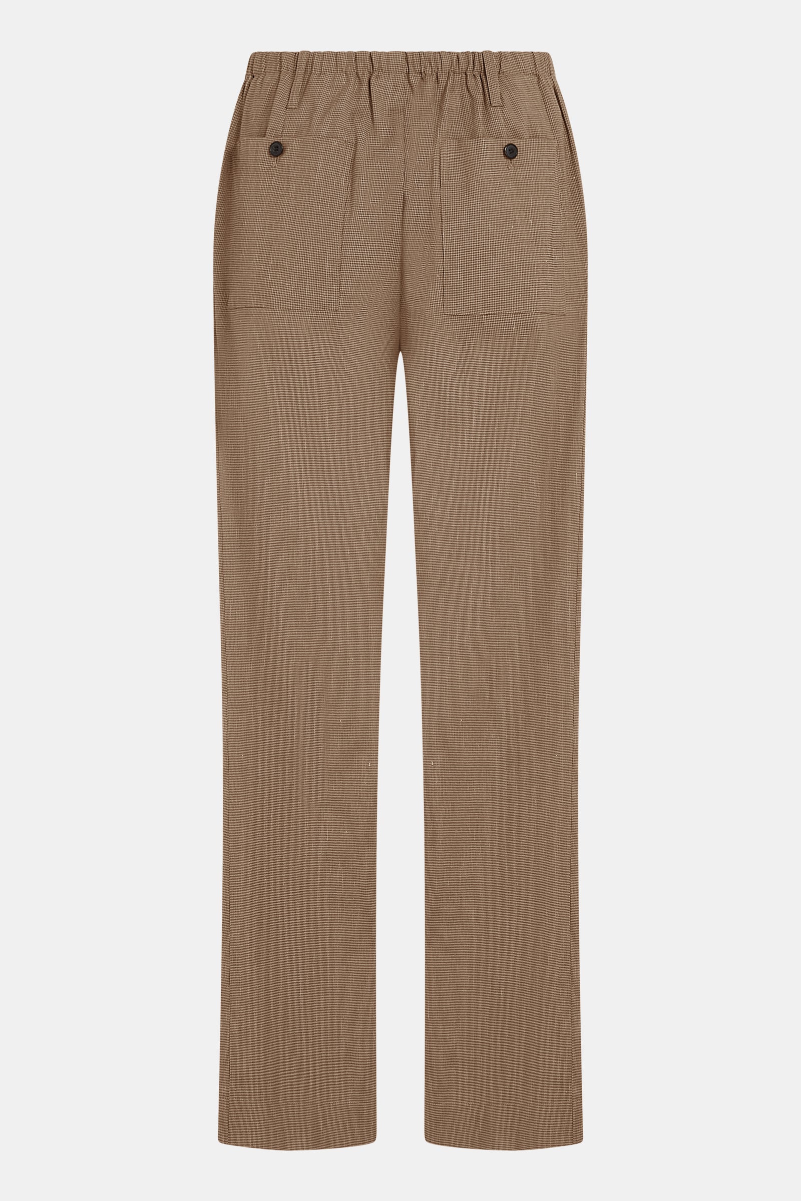 TROUSERS (S26N1701) BROWN CHECK