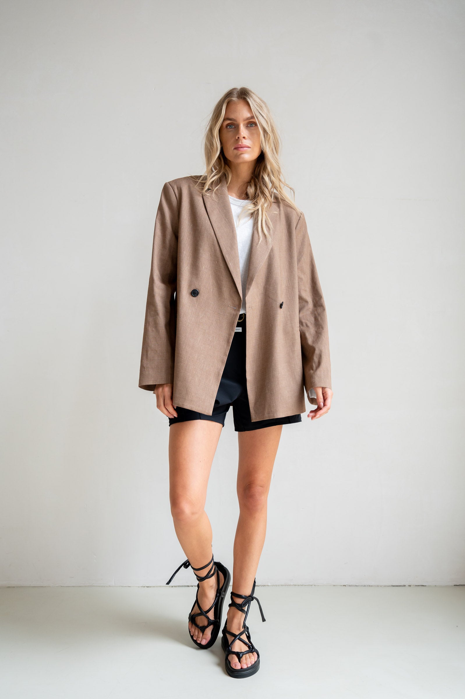 BLAZER (S26N1702) BROWN CHECK