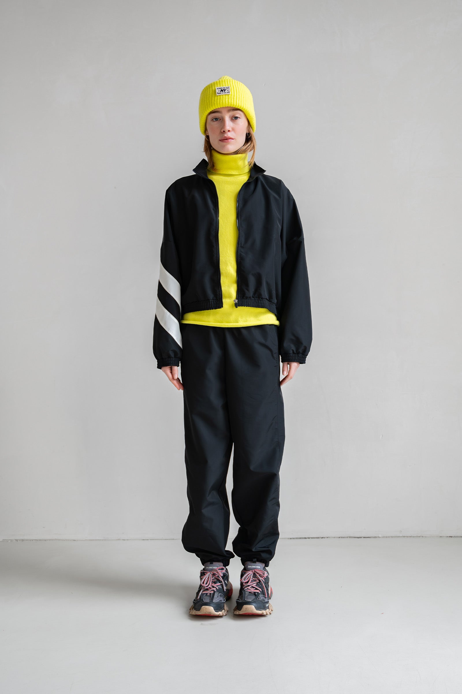 CARDIGAN (W25T1196) BLACK - ECRU