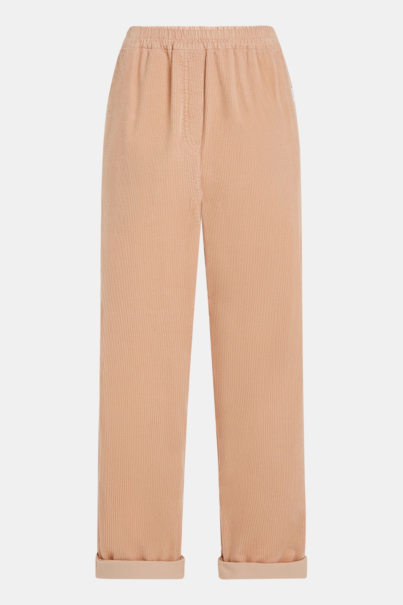 PACKSHOT FRONT: TROUSERS (W23Z588) PINK SAND