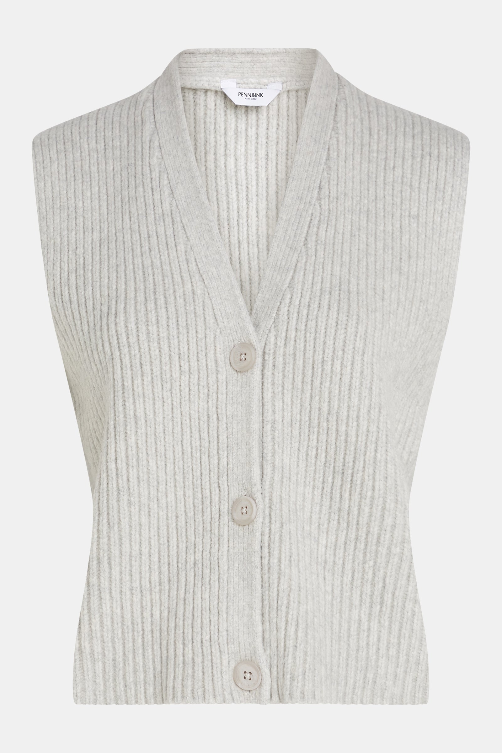 WAISTCOAT (W24B280) GREY MELANGE