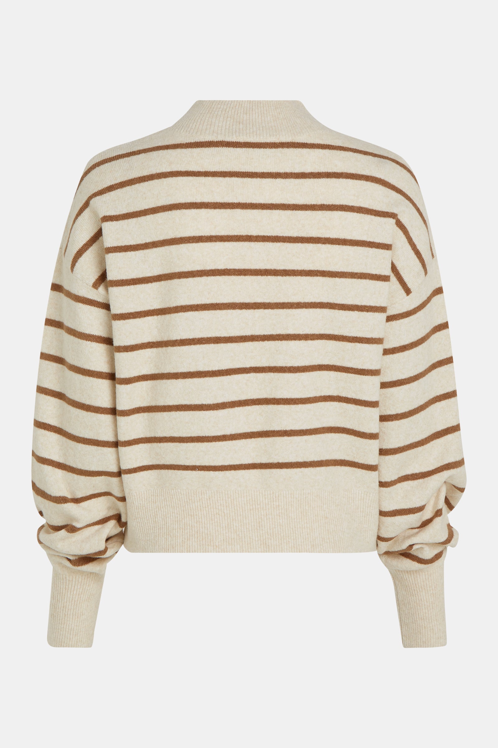 JUMPER STRIPE (W24B300LTD) CREAM - BIZON