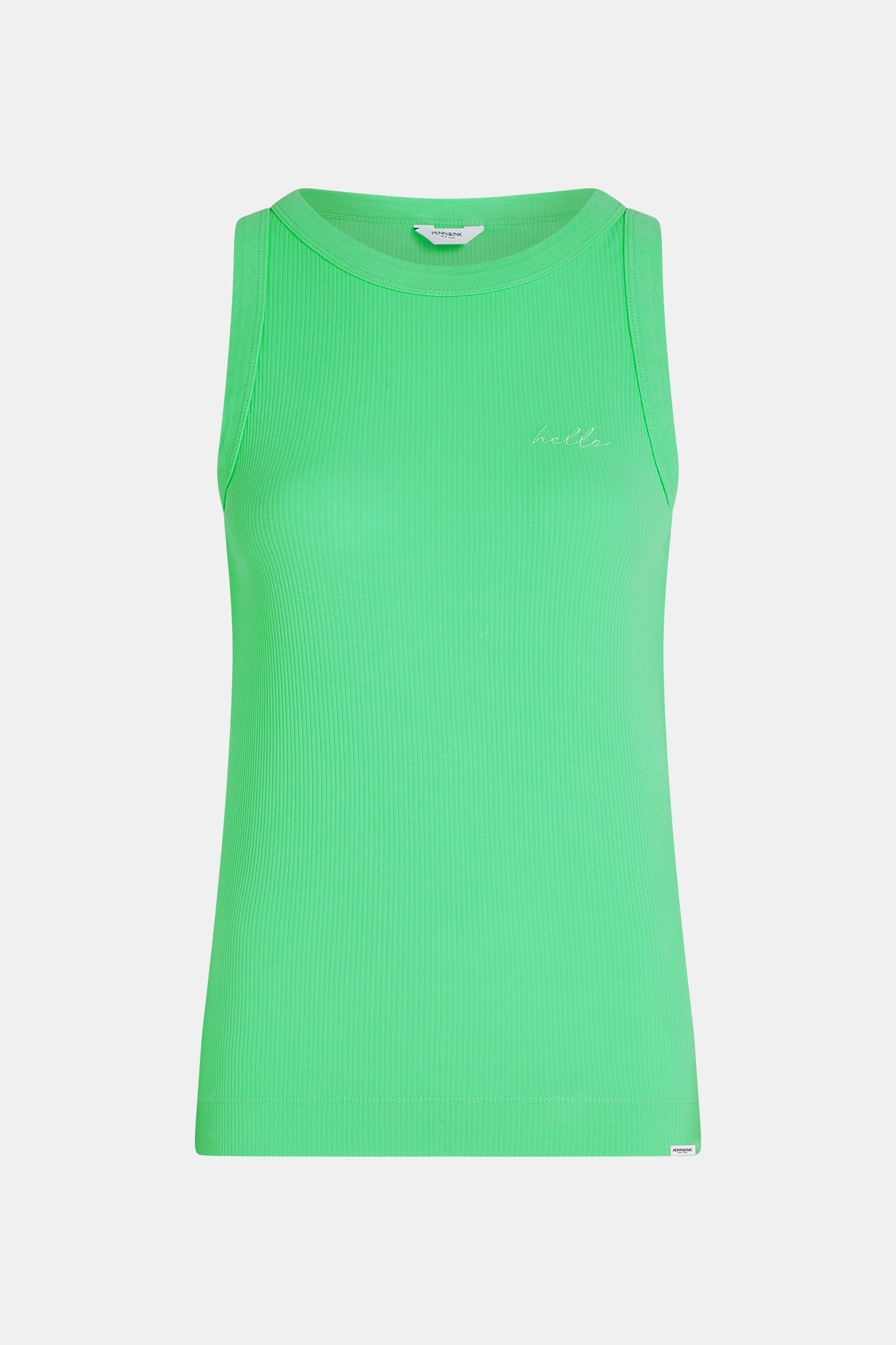 SINGLET EMBROIDERY (W24F1520) MENTHOL