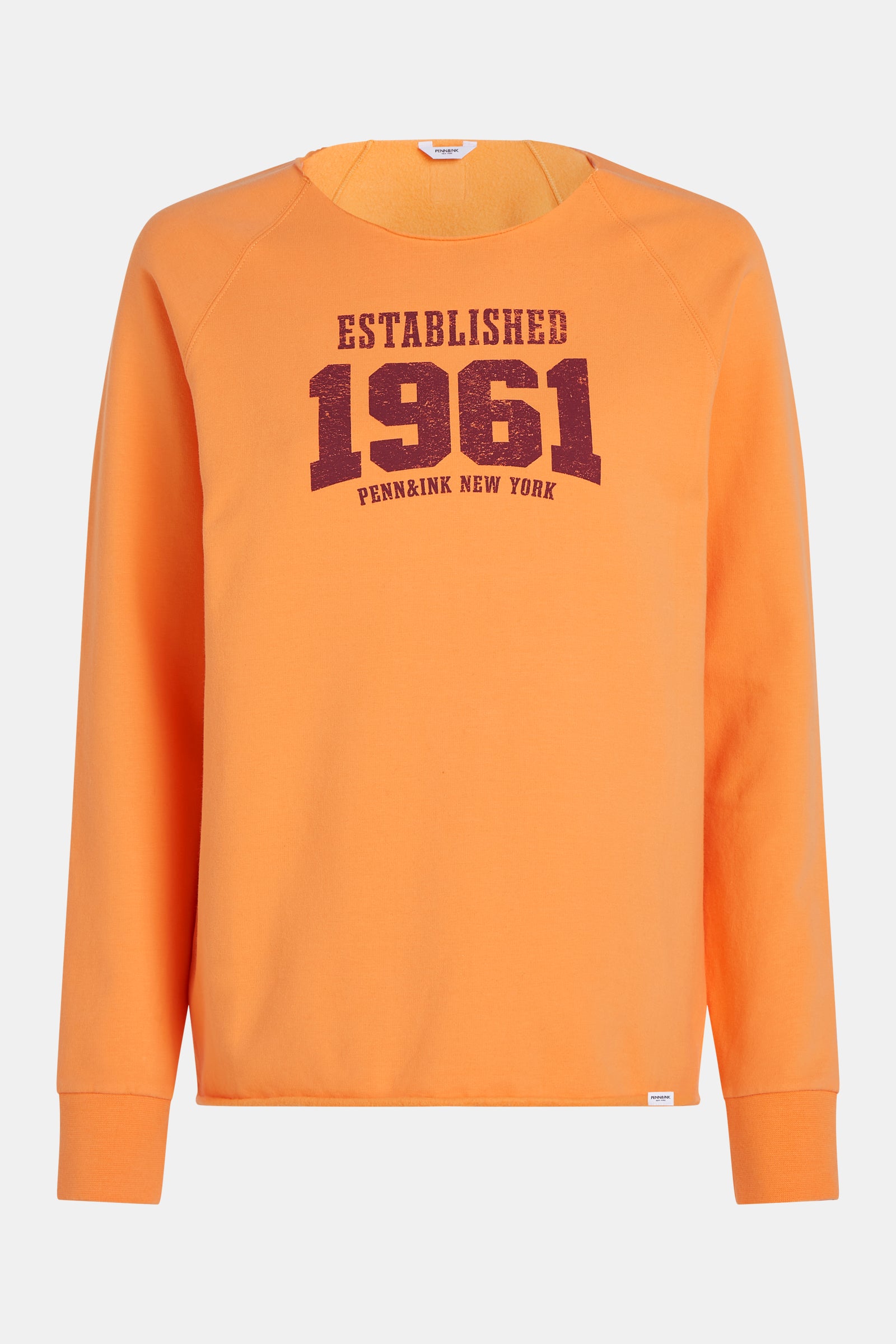 SWEATER PRINT (W24F1557LTD) ORANGE - BORDEAUX