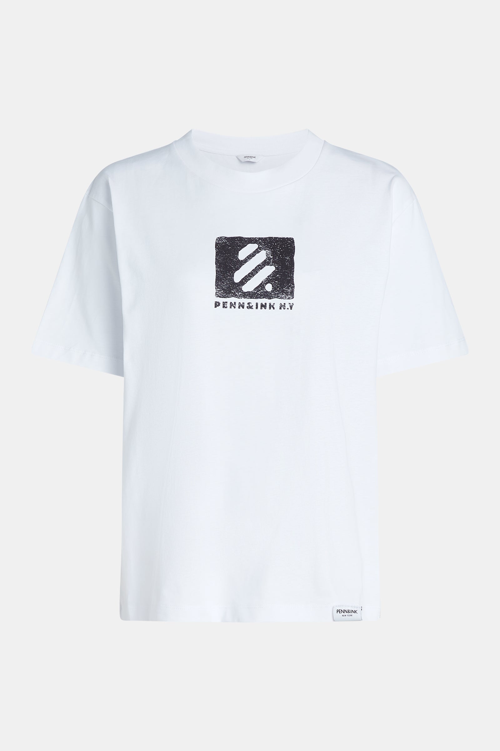 T-SHIRT PRINT (W24F1564LTD) WHITE - BLACK