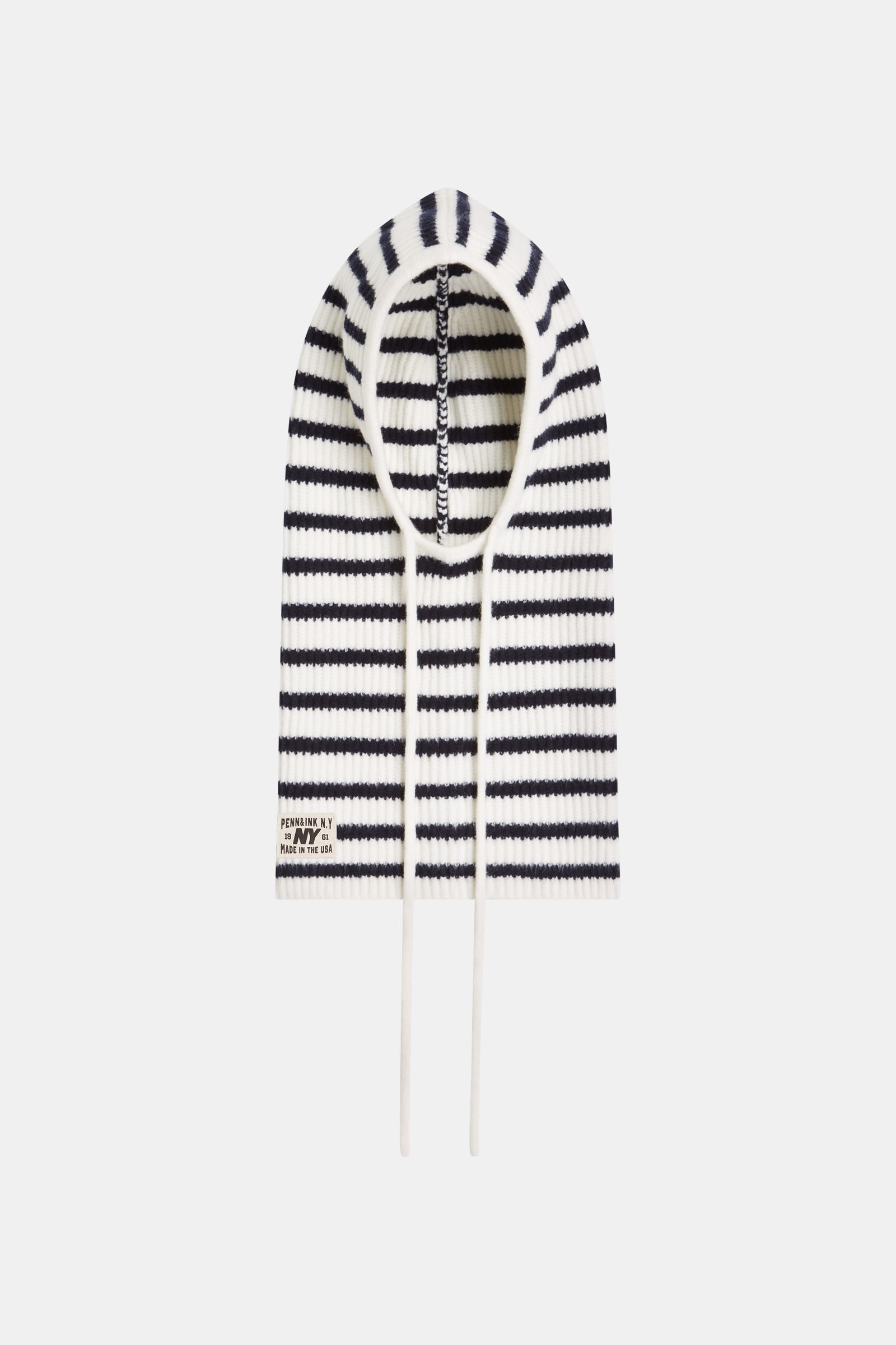 BALACLAVA STRIPE (W25B357) ECRU - NAVY