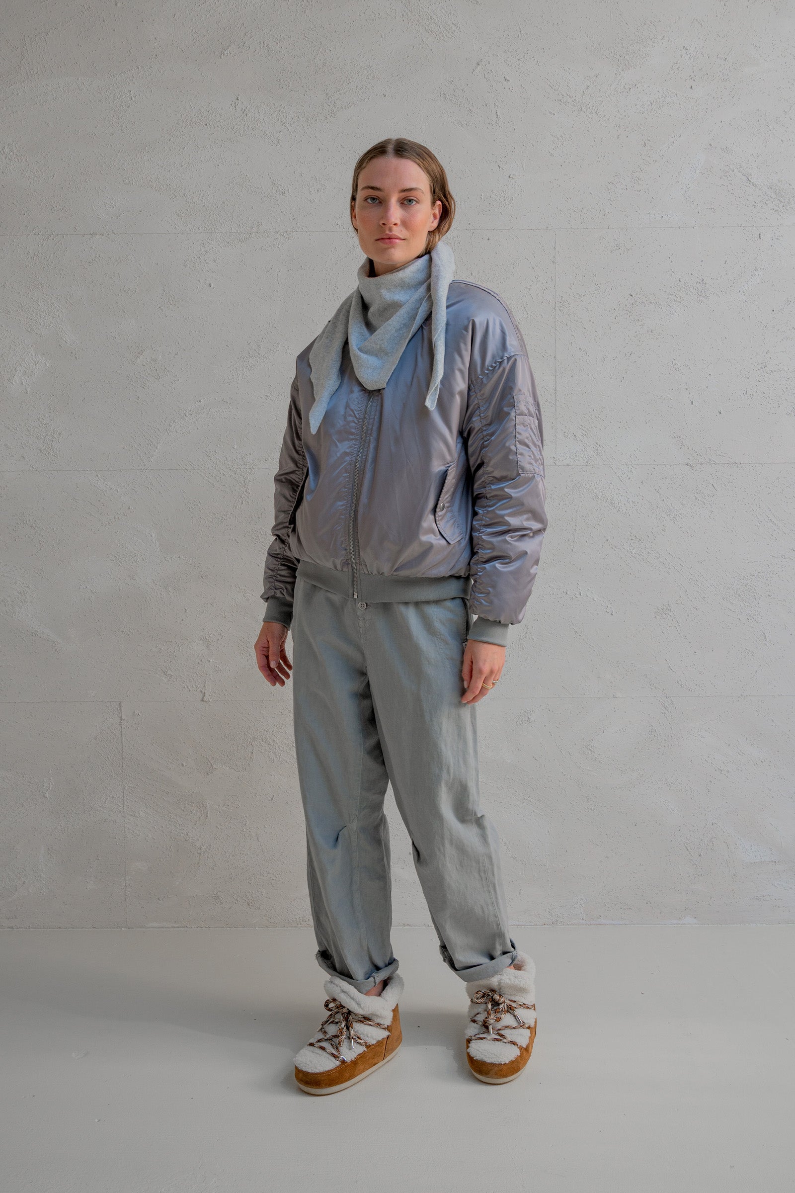 JACKET (W25C289) SILVER