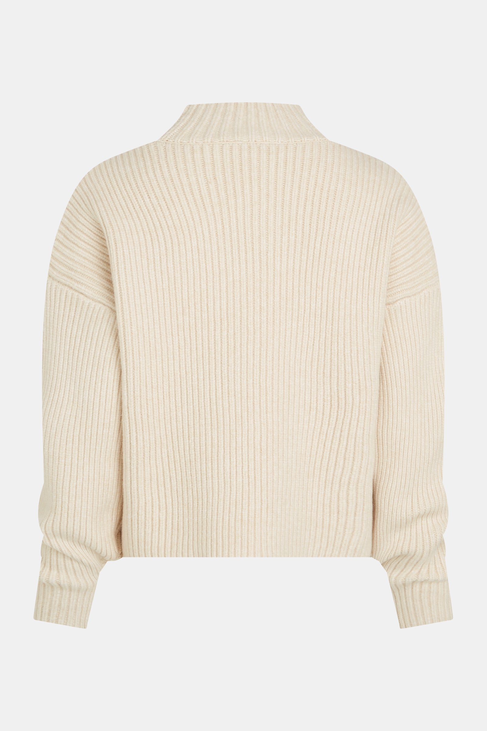 JUMPER (W25B380LTD) ECRU - RED