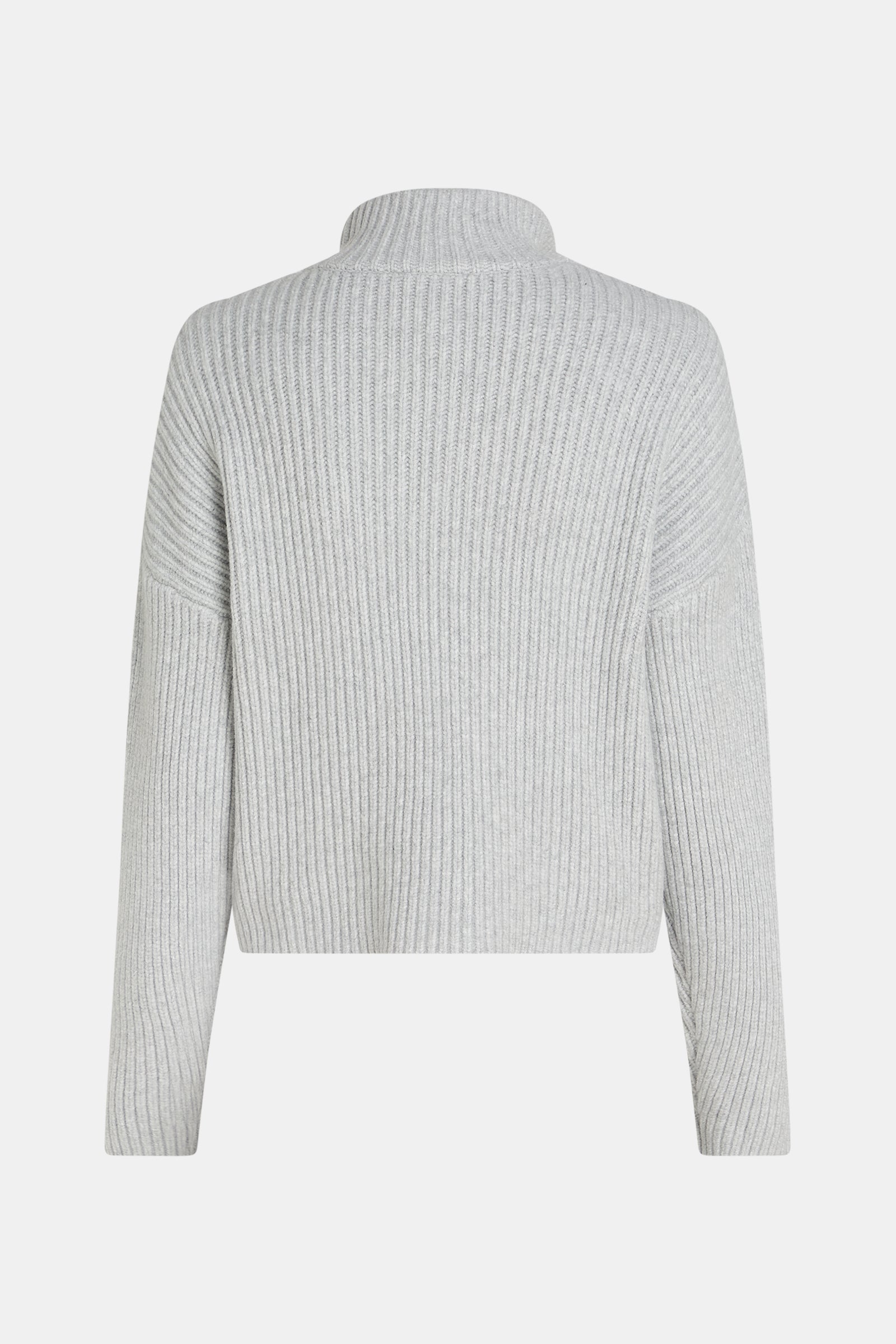 JUMPER (W25B381LTD) GREY MELANGE - GREEN