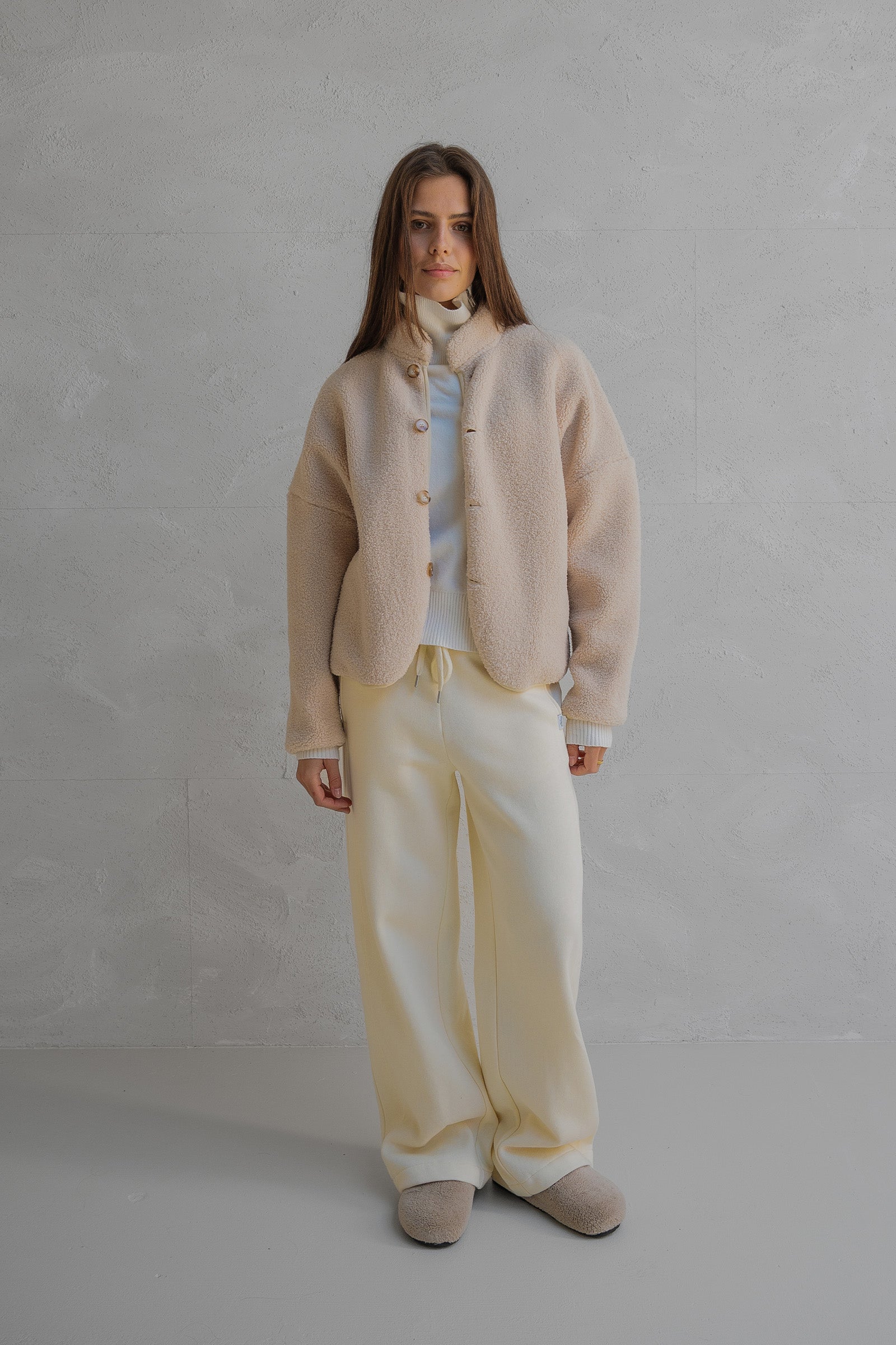 JACKET (W25C281) ECRU