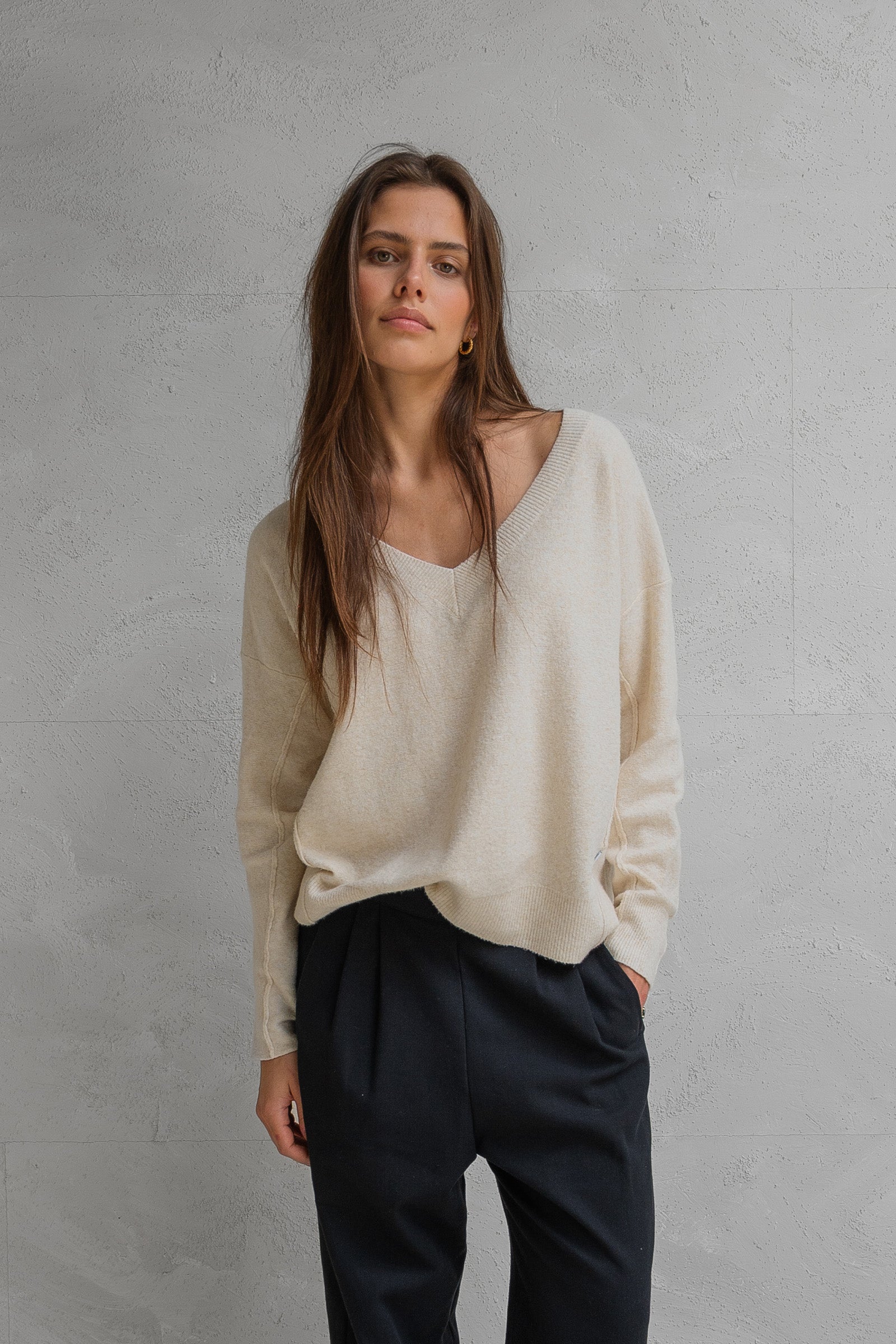 JUMPER (W25C295) ECRU