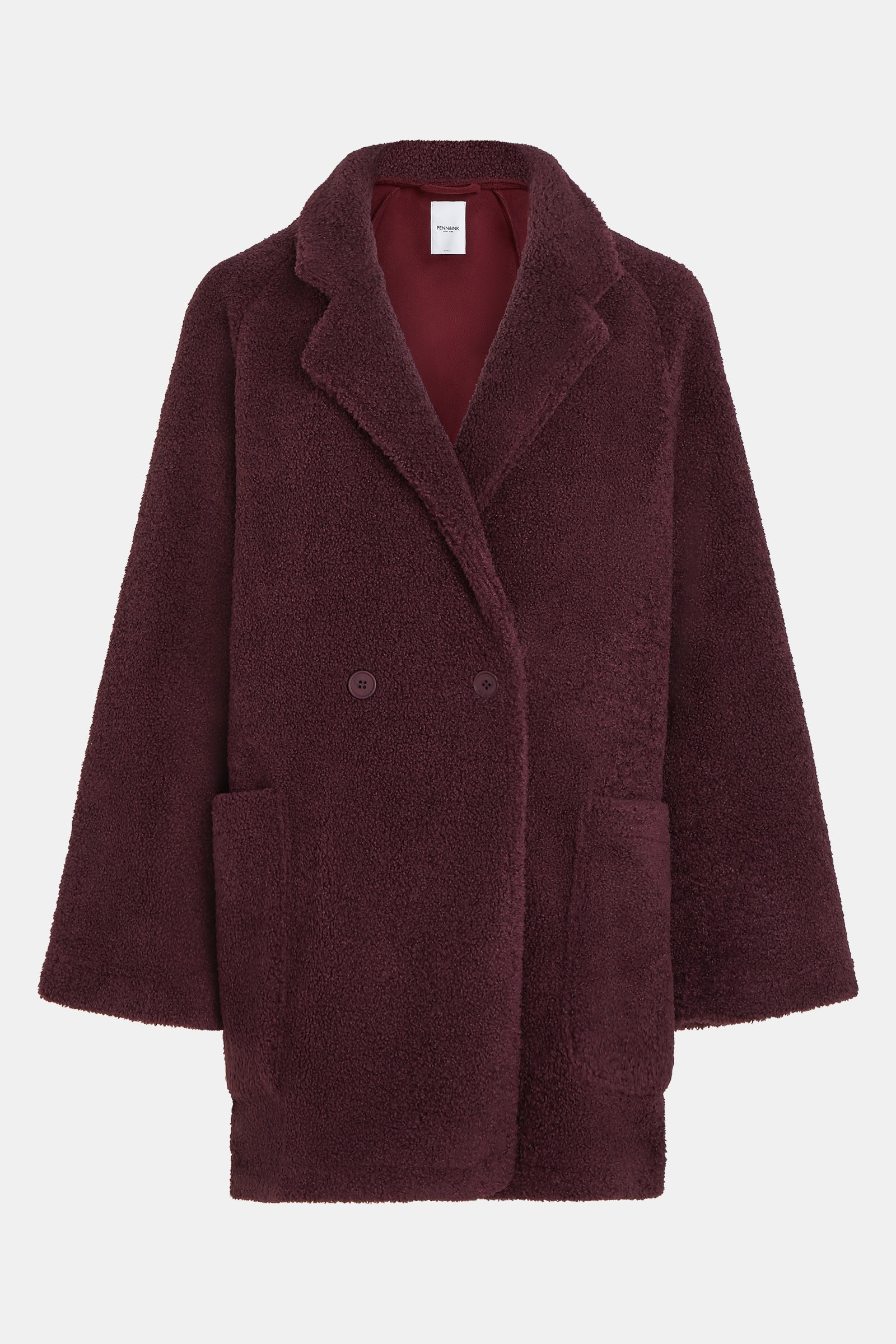 COAT (W25C308) AUBERGINE