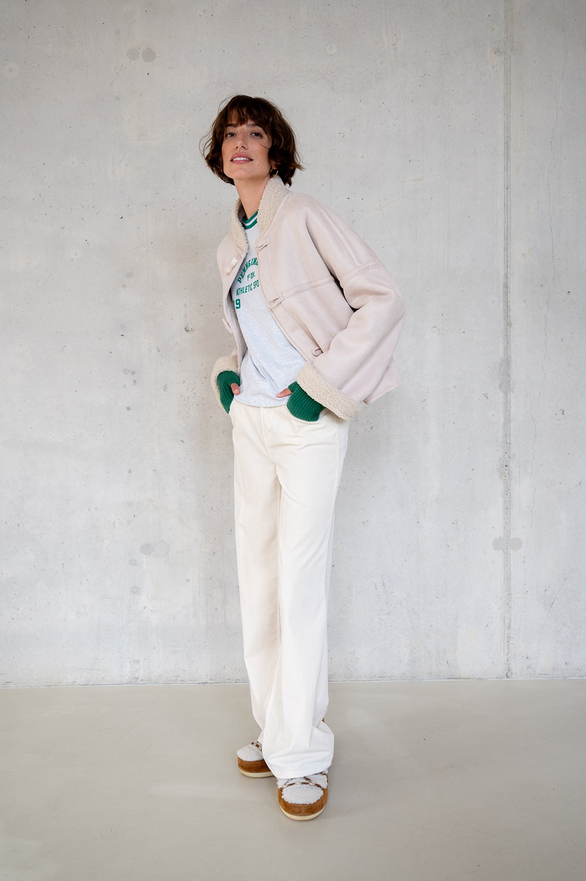 JACKET (W25C321LTD) ECRU