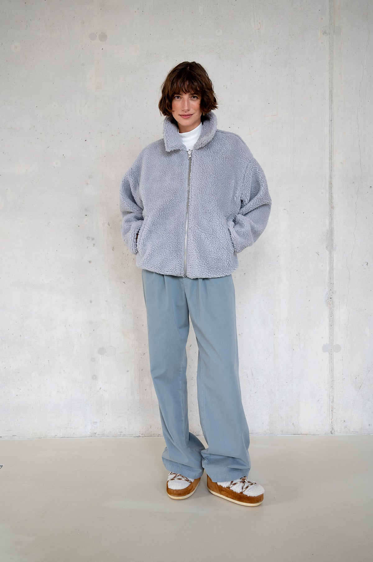 REVERSIBLE JACKET (W25C328LTD) GREY