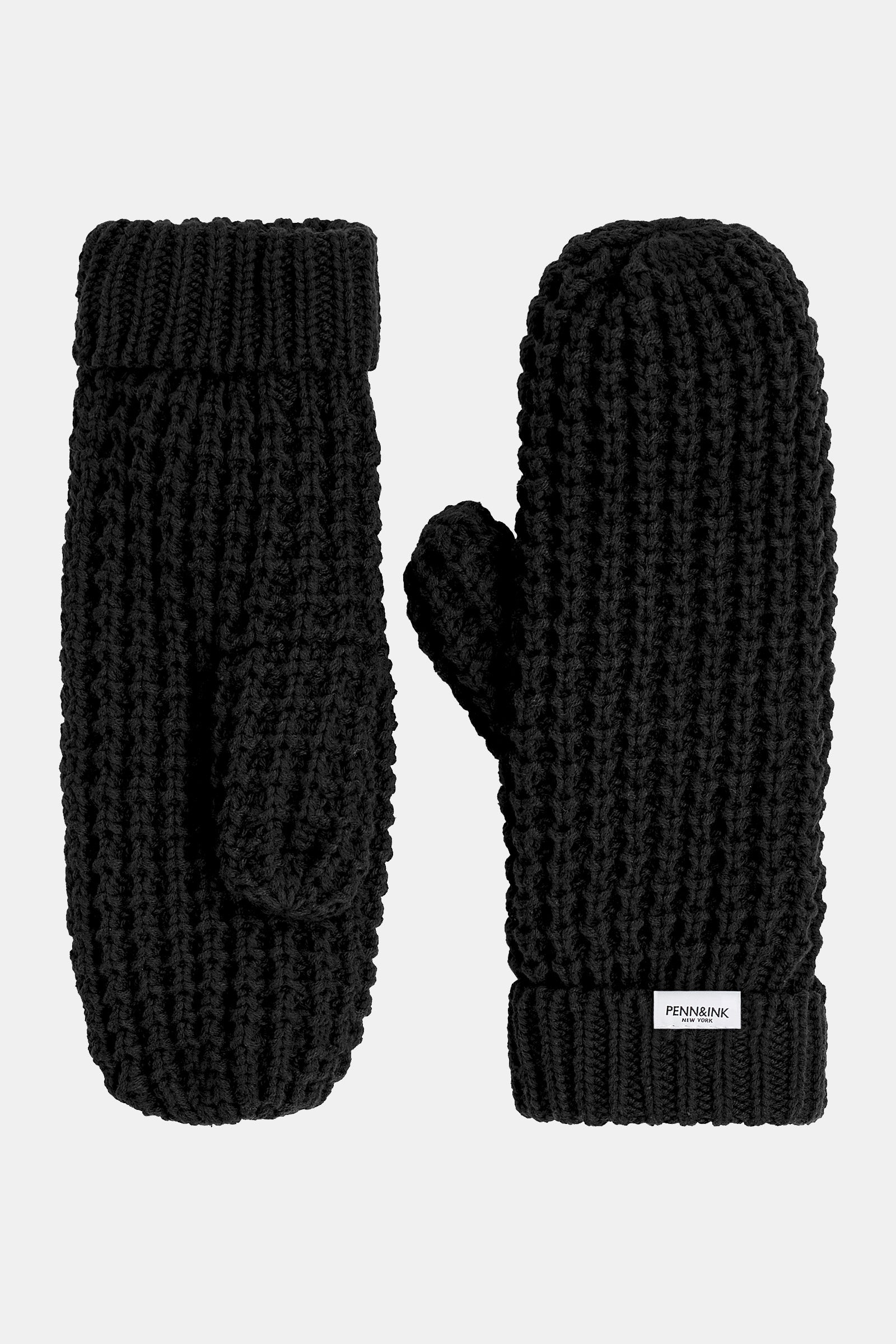 MITTENS (W25D130) BLACK