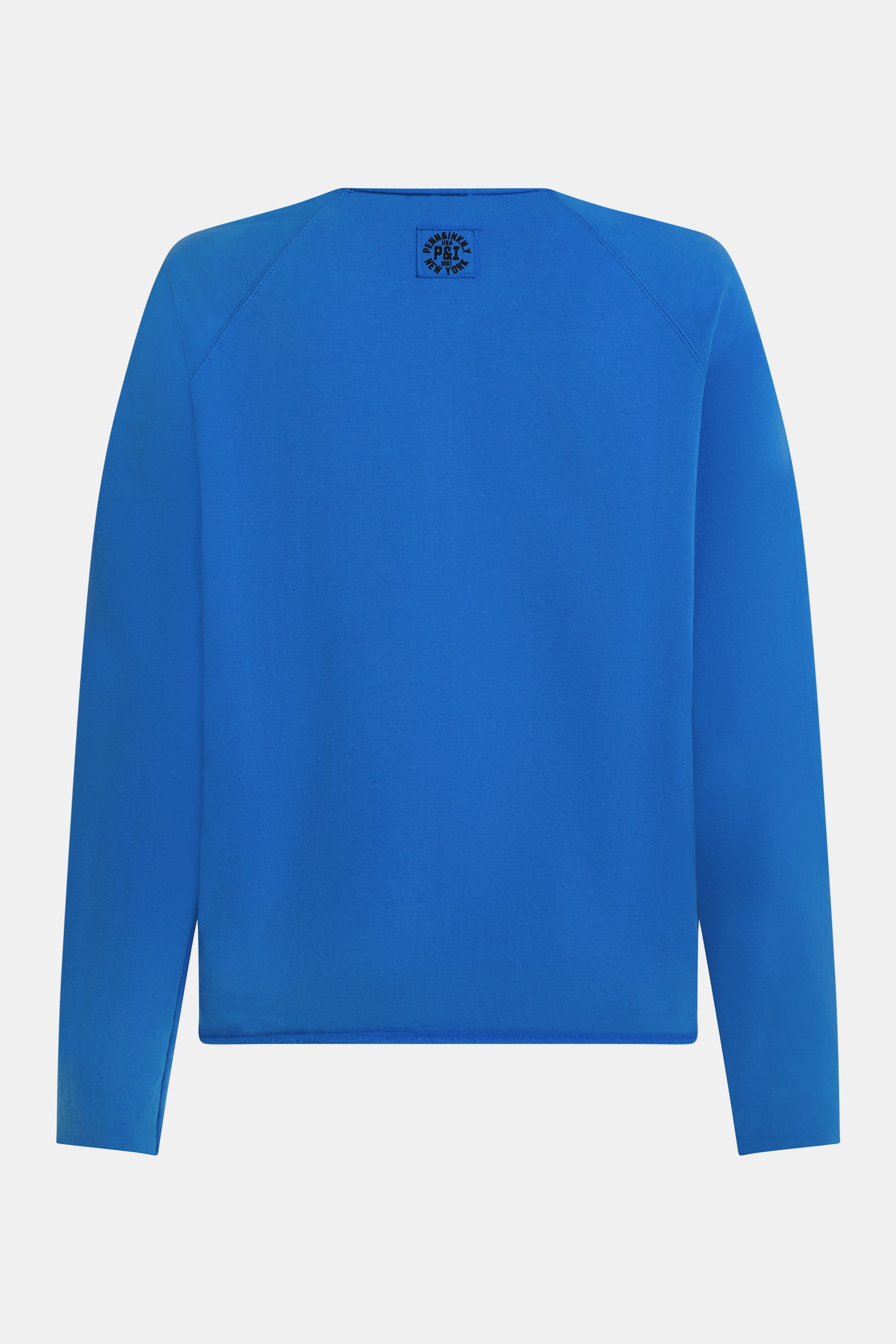 SWEATER PRINT (W25F1704-X) ROYAL BLUE - BLACK