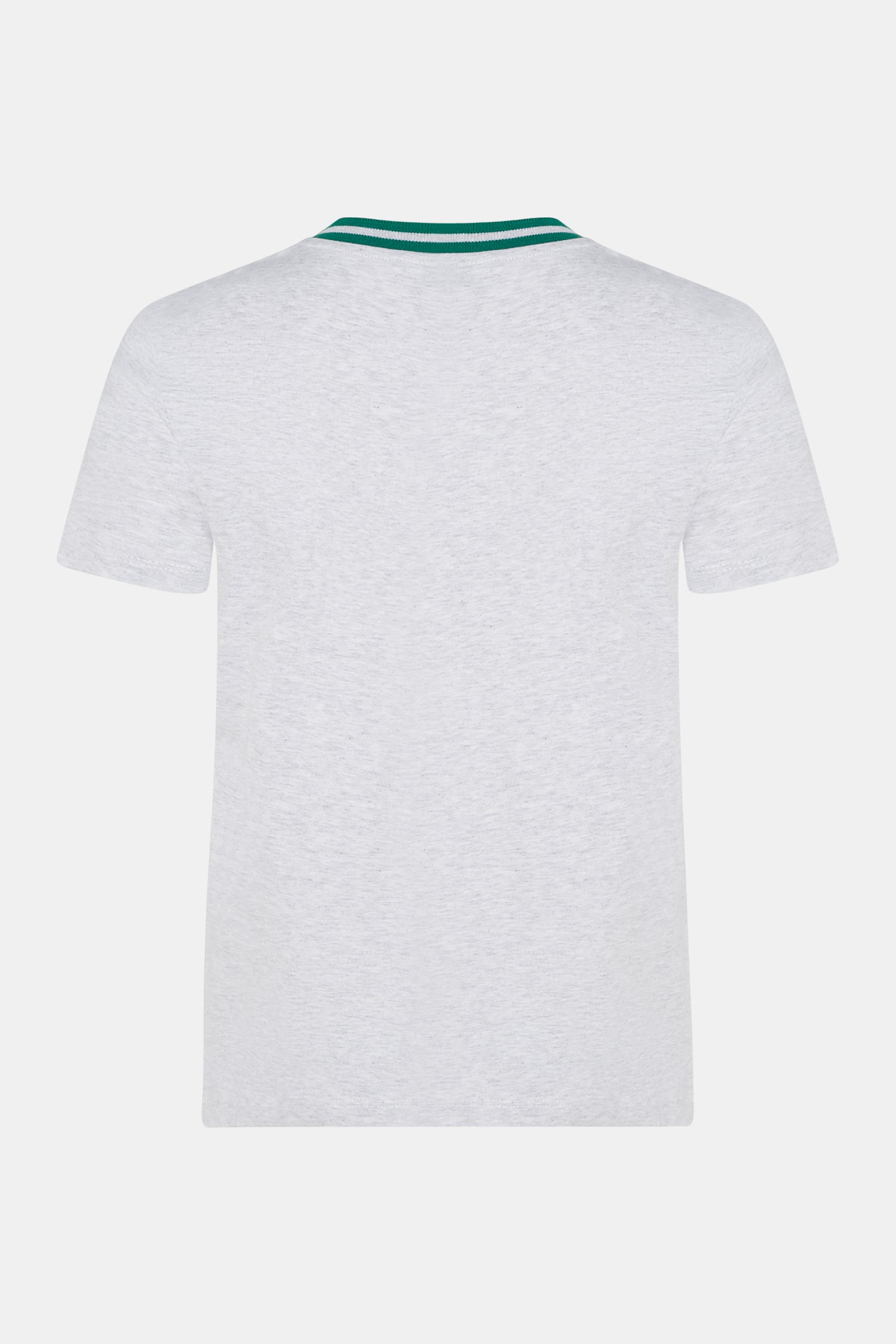 T-SHIRT PRINT (W25F1768LTD) GREY MELANGE - GREEN