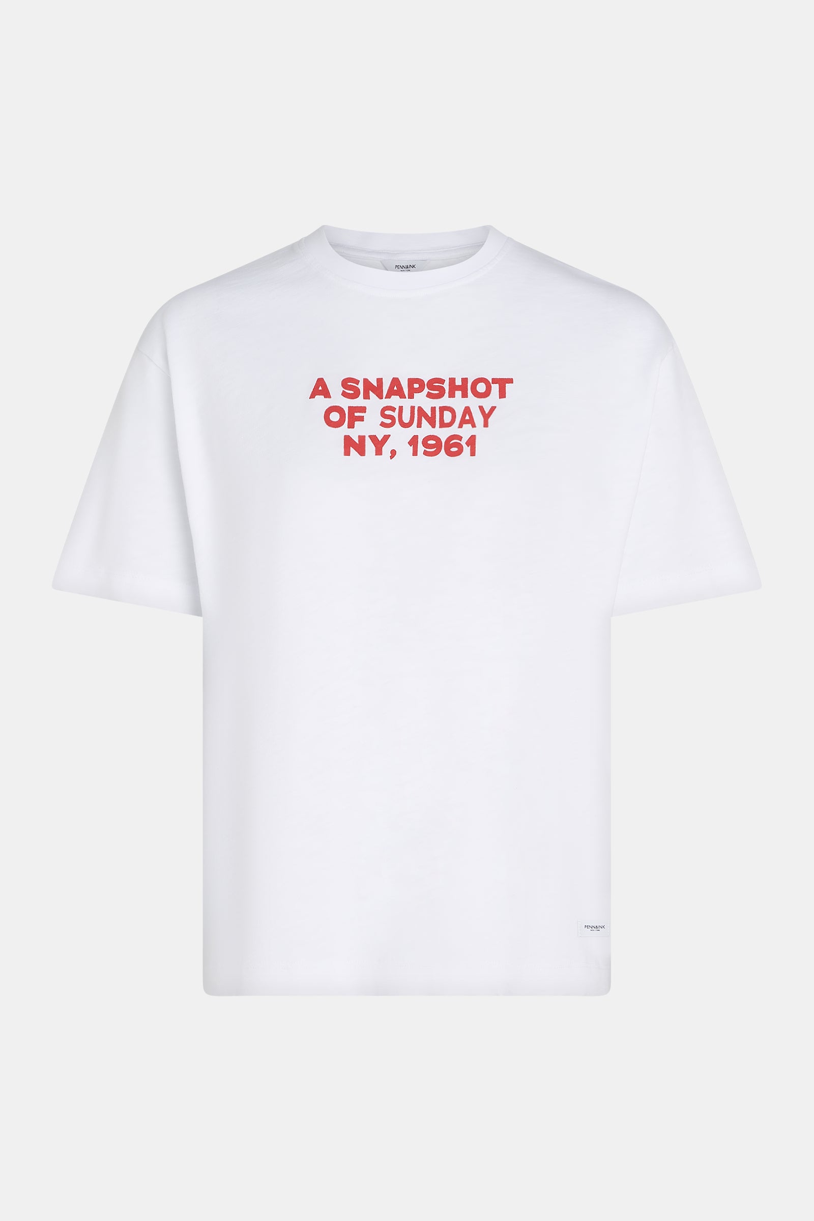 T-SHIRT PRINT (W25F1783LTD) WHITE - RED