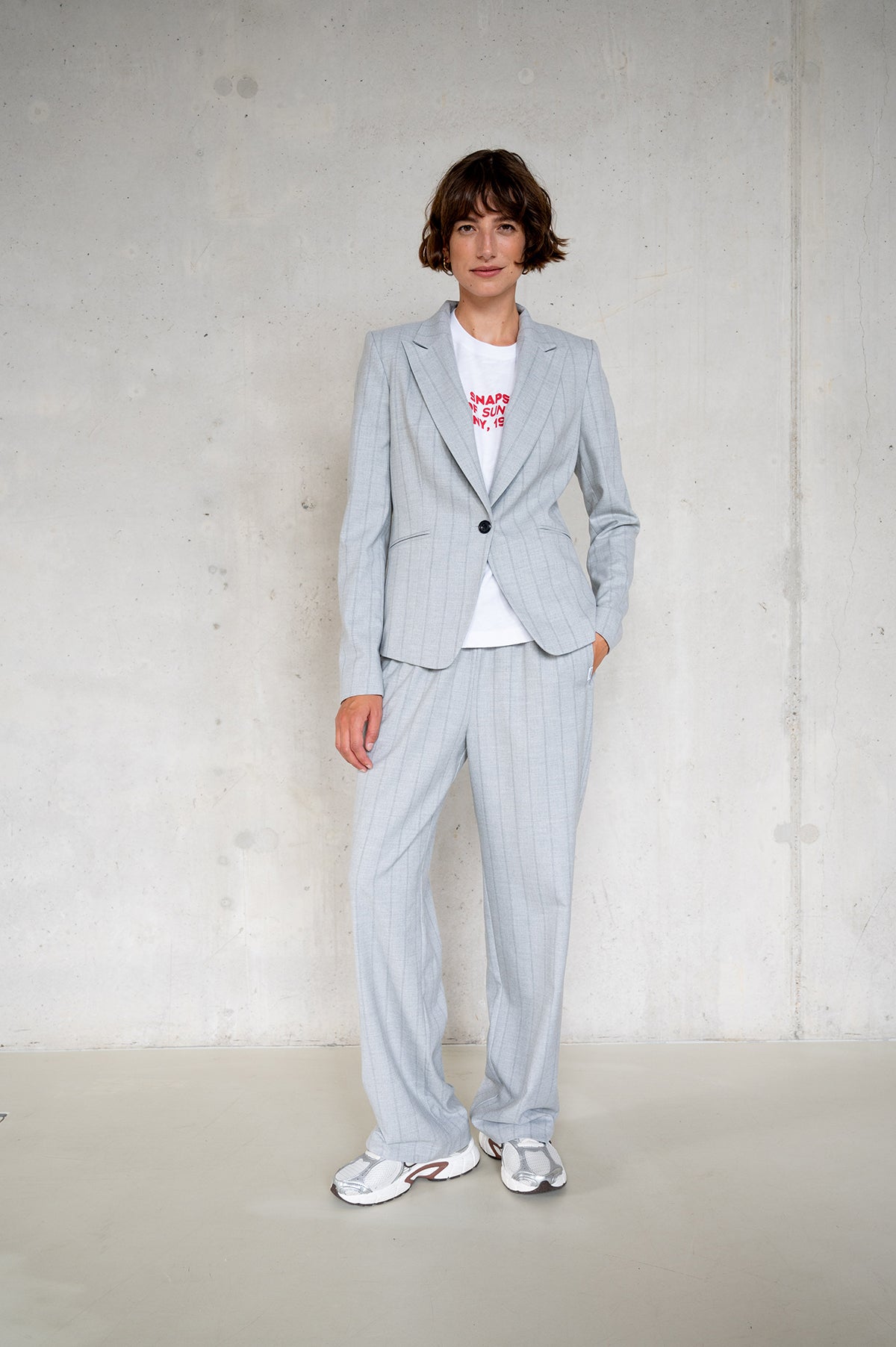 BLAZER (W25N1683LTD) LIGHT GREY STRIPE