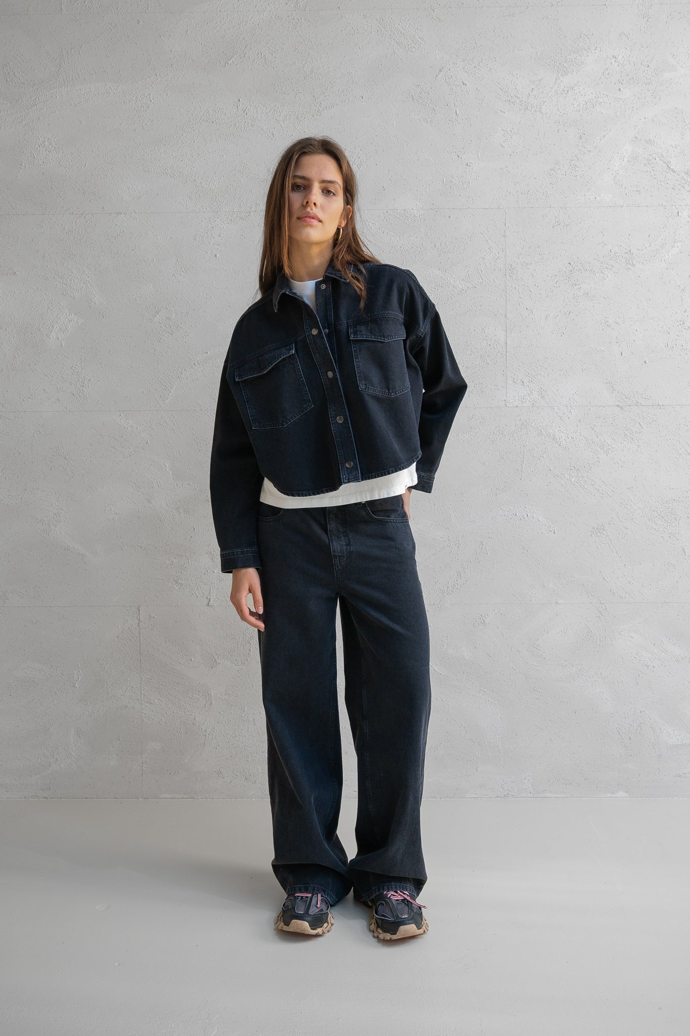 JACKET (W25Z786) BLACK JEANS