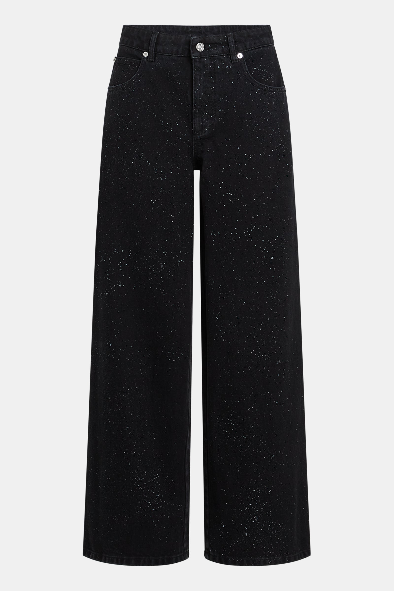 TROUSERS GLITTER (W25Z816LTD) BLACK JEANS