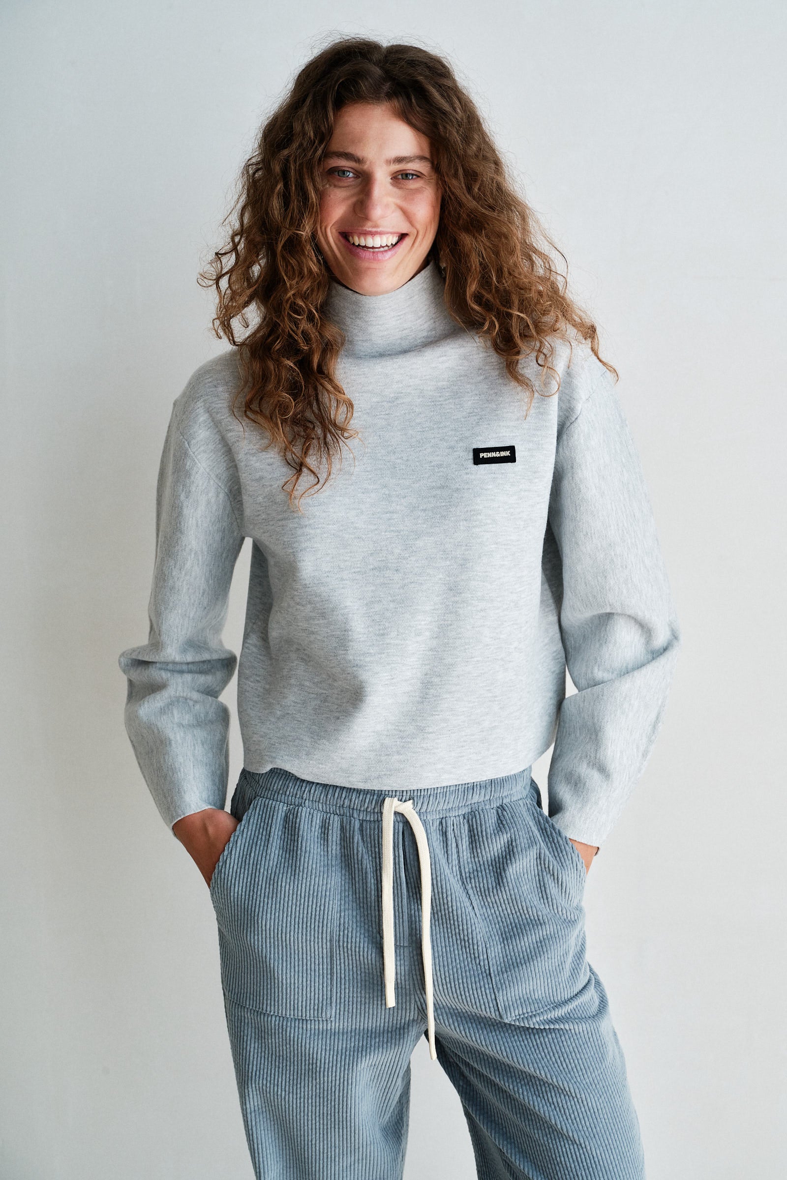 JUMPER (W26B421) GREY MELANGE