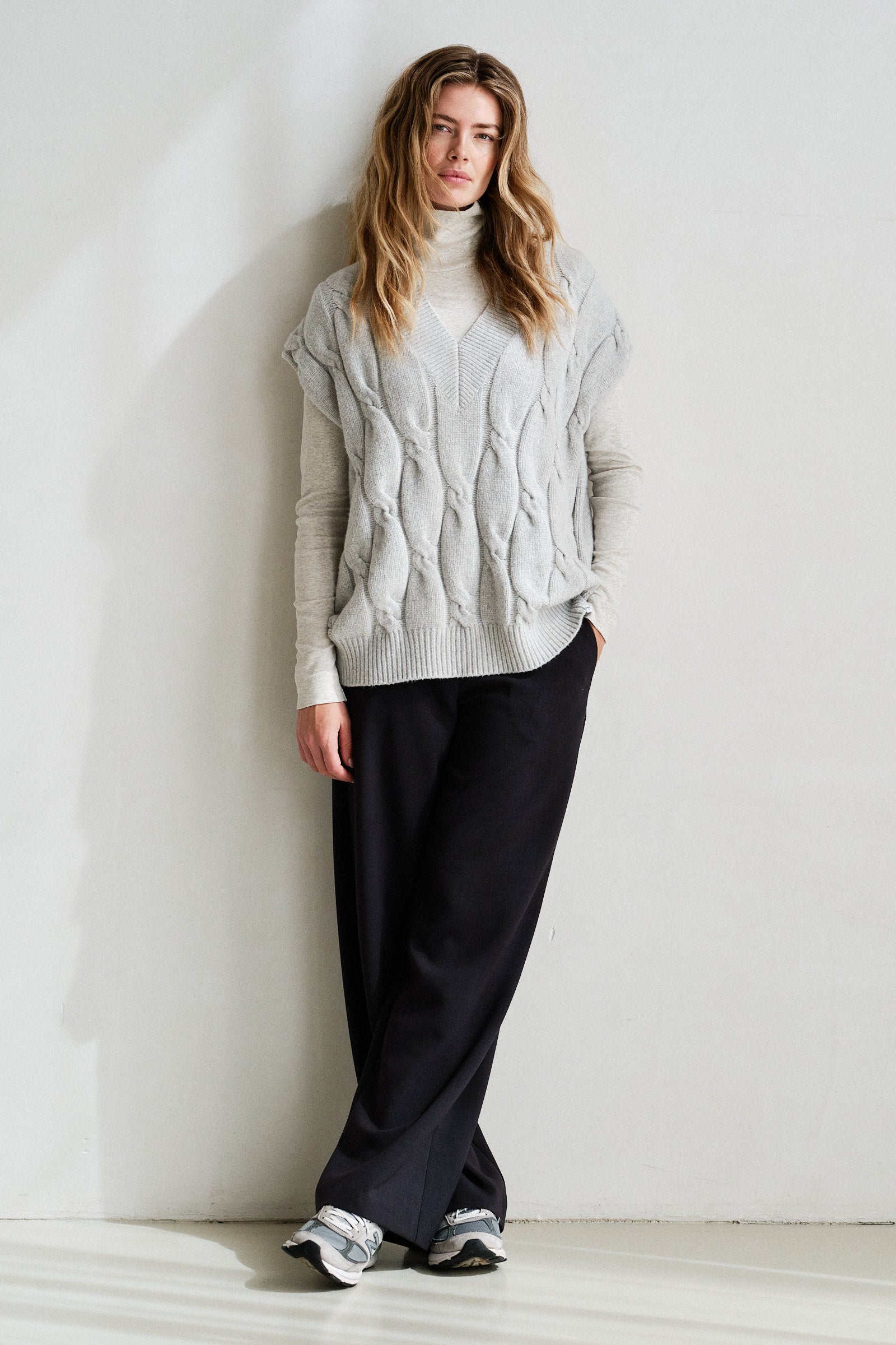 JUMPER (W26B425) GREY MELANGE