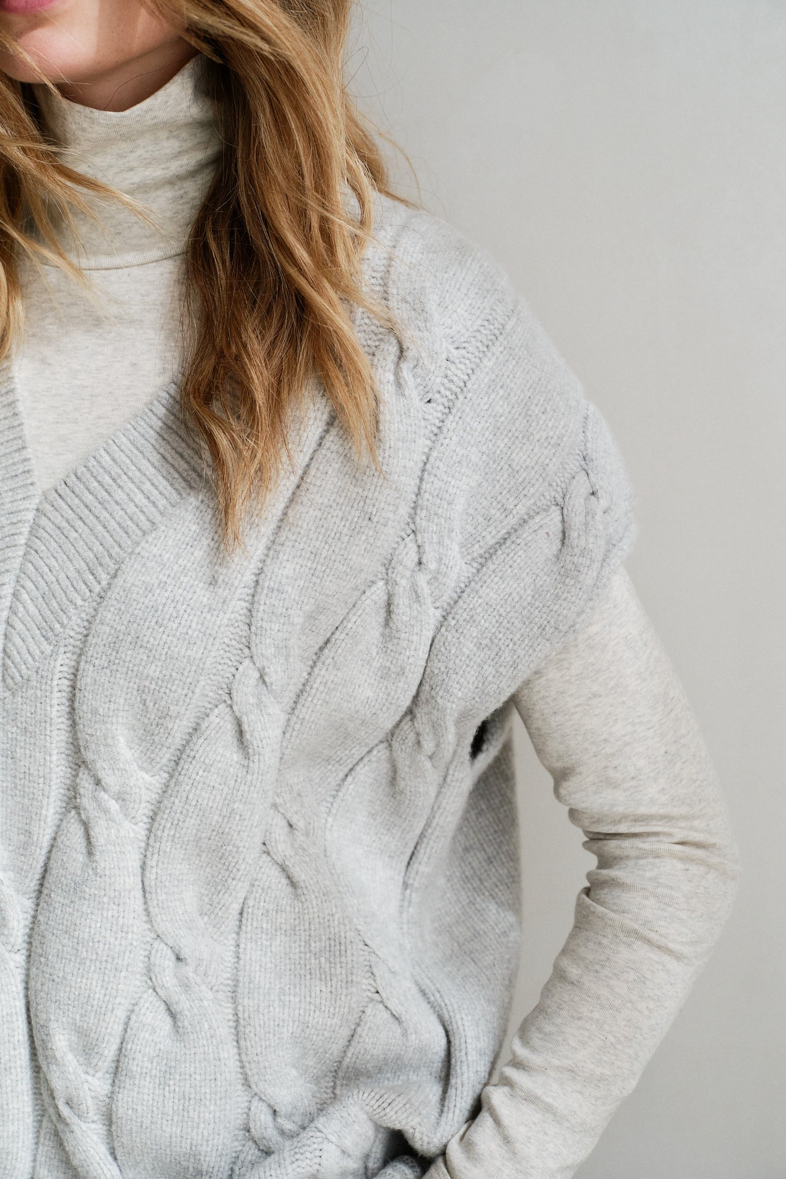 JUMPER (W26B425) GREY MELANGE