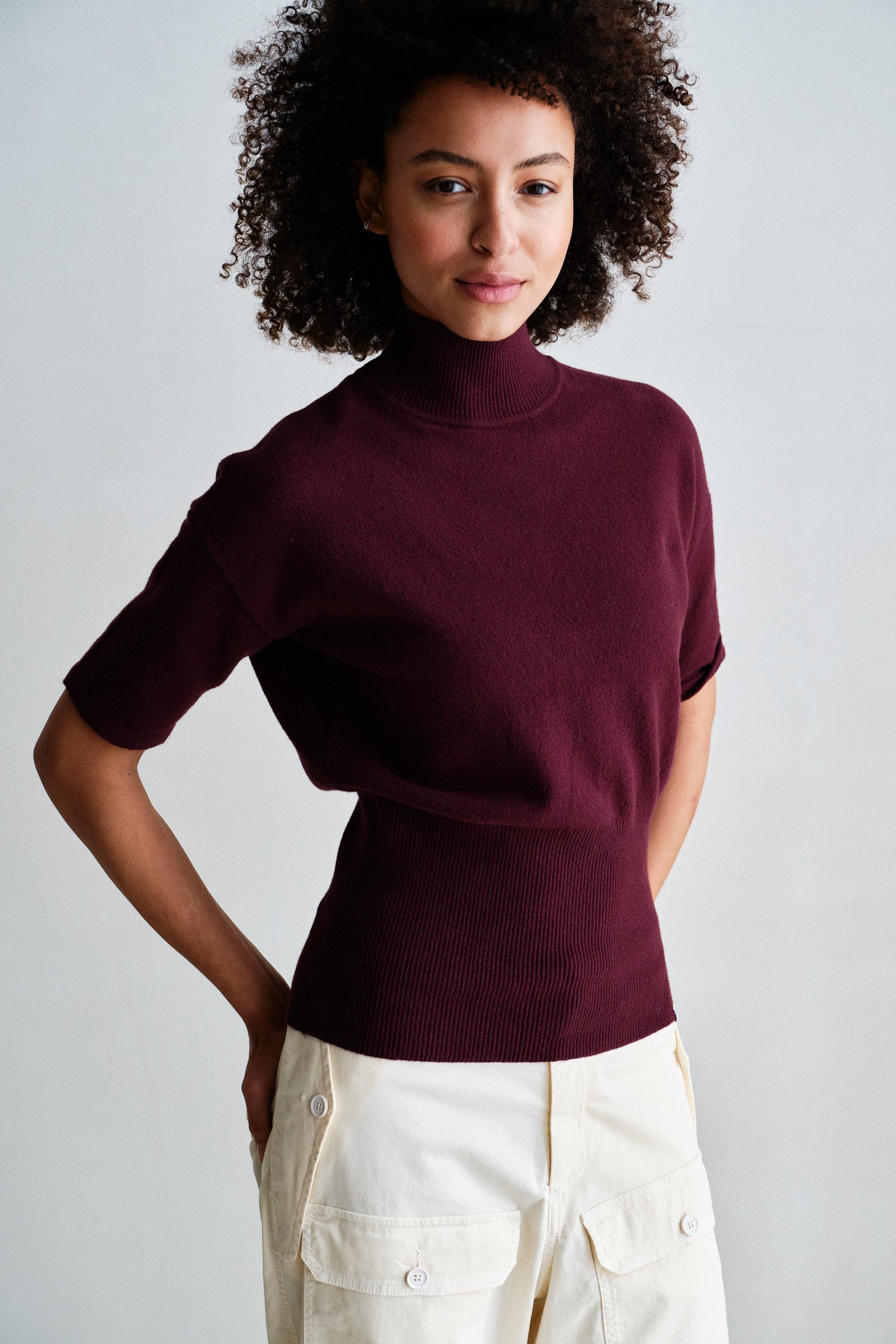 JUMPER (W26B426) AUBERGINE