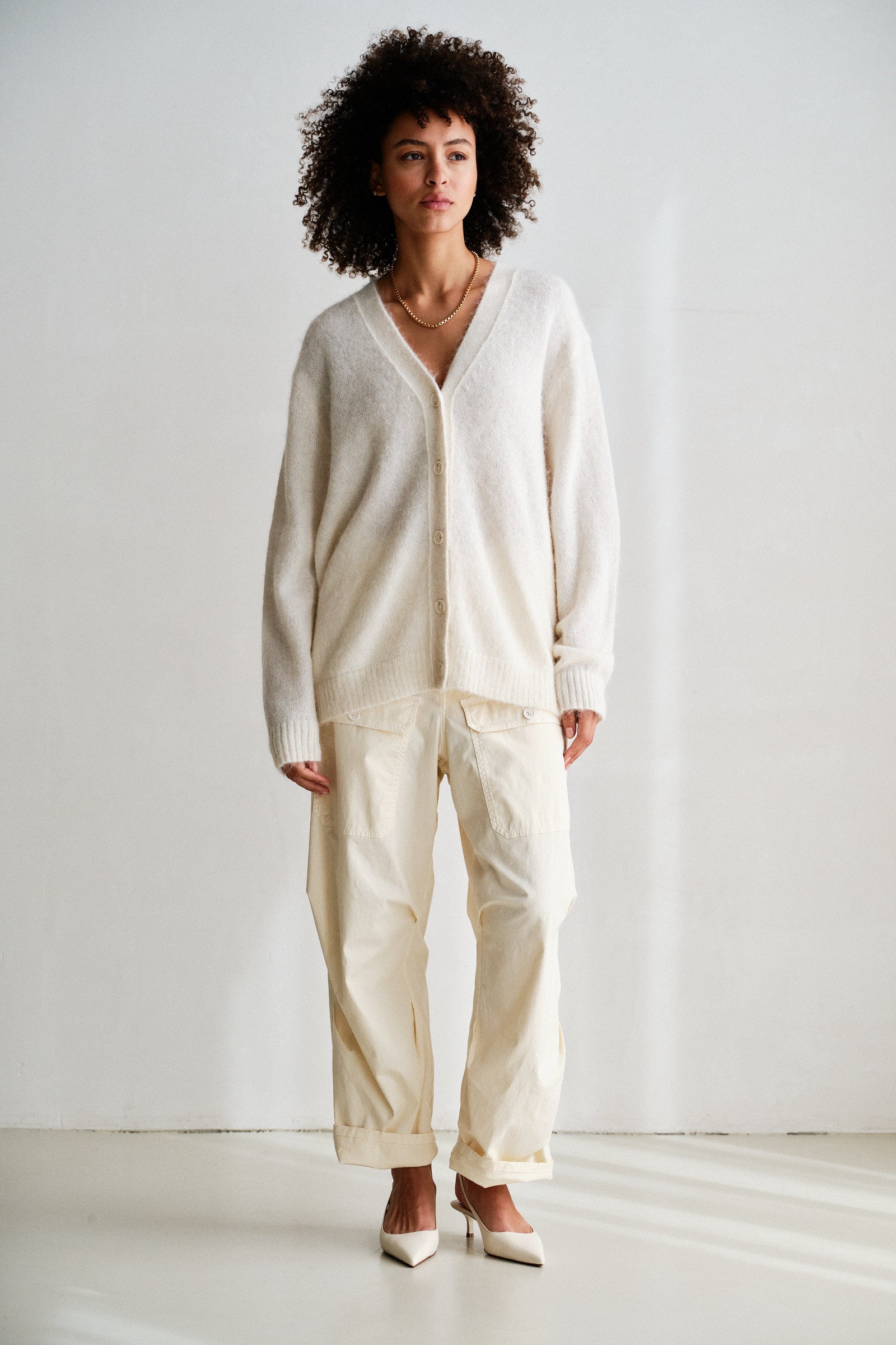 CARDIGAN (W26B429) ECRU