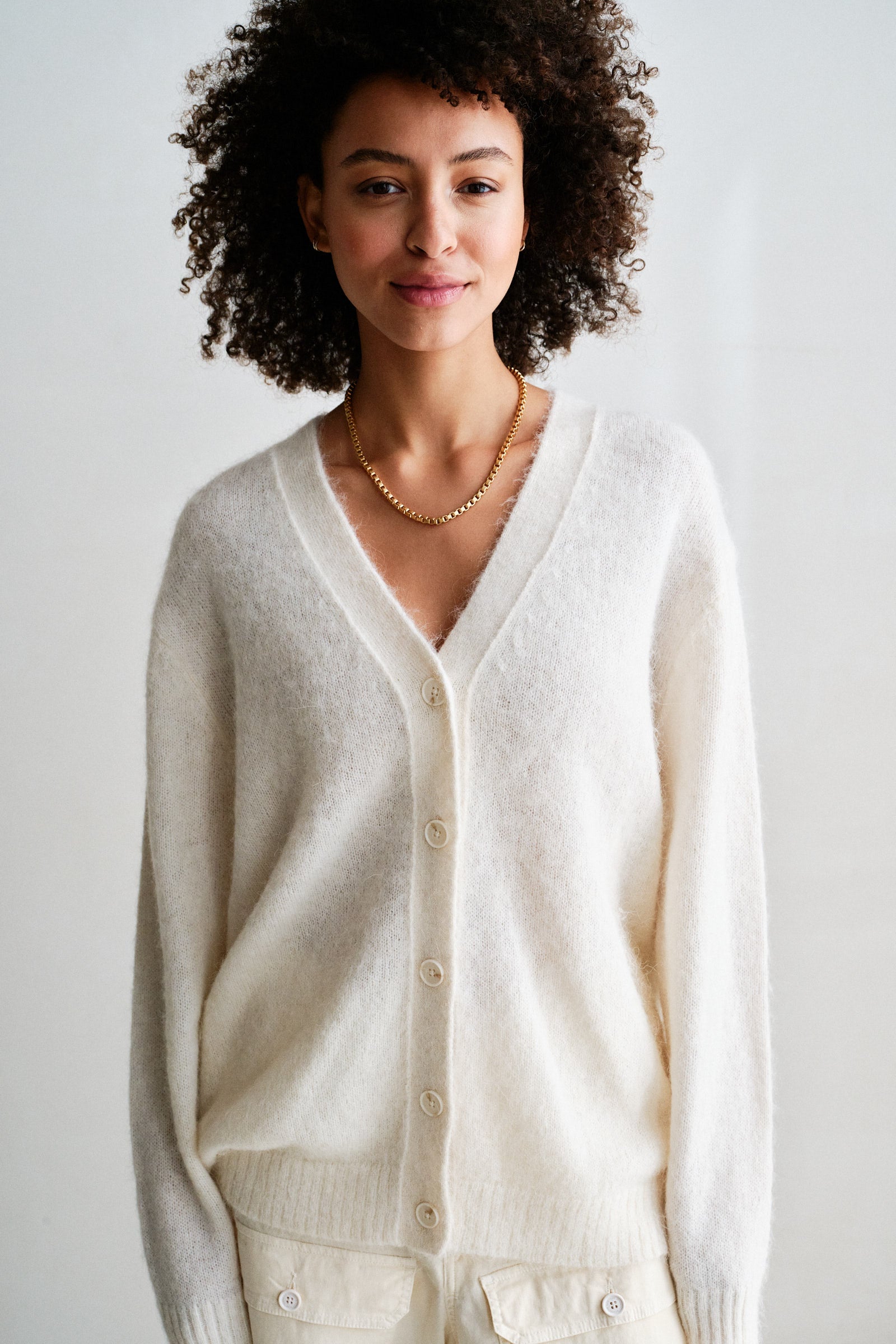 CARDIGAN (W26B429) ECRU