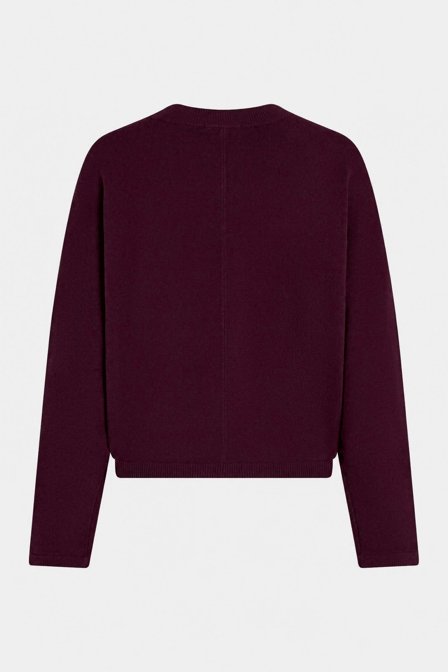 JUMPER (W26B433) AUBERGINE