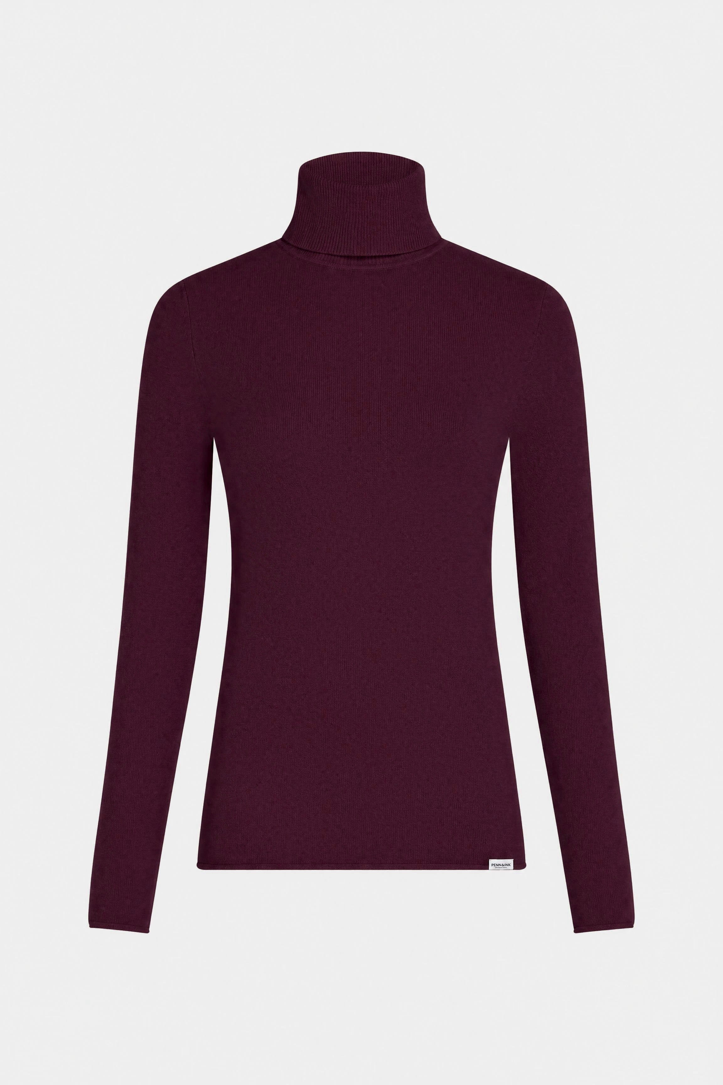JUMPER (W26B434) AUBERGINE
