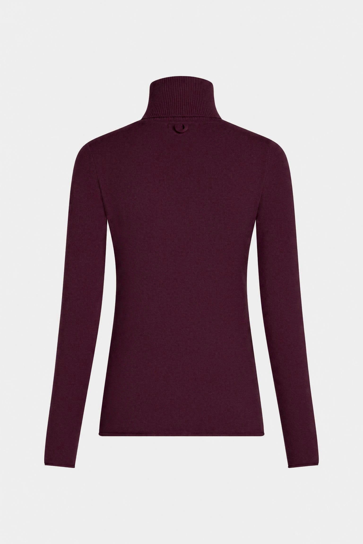 JUMPER (W26B434) AUBERGINE