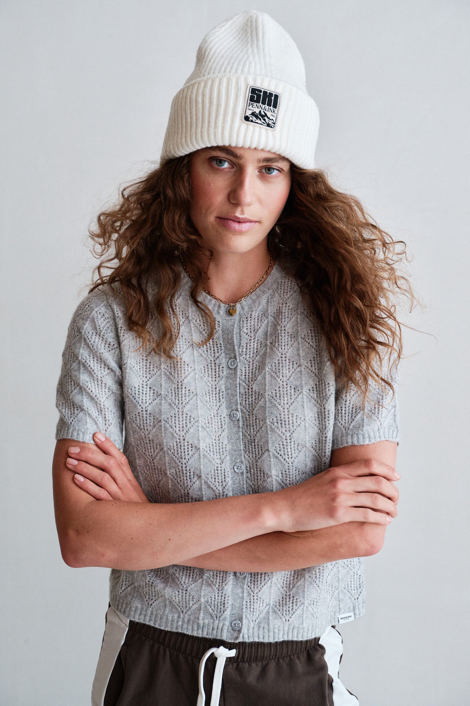 CARDIGAN (W26B436) GREY MELANGE