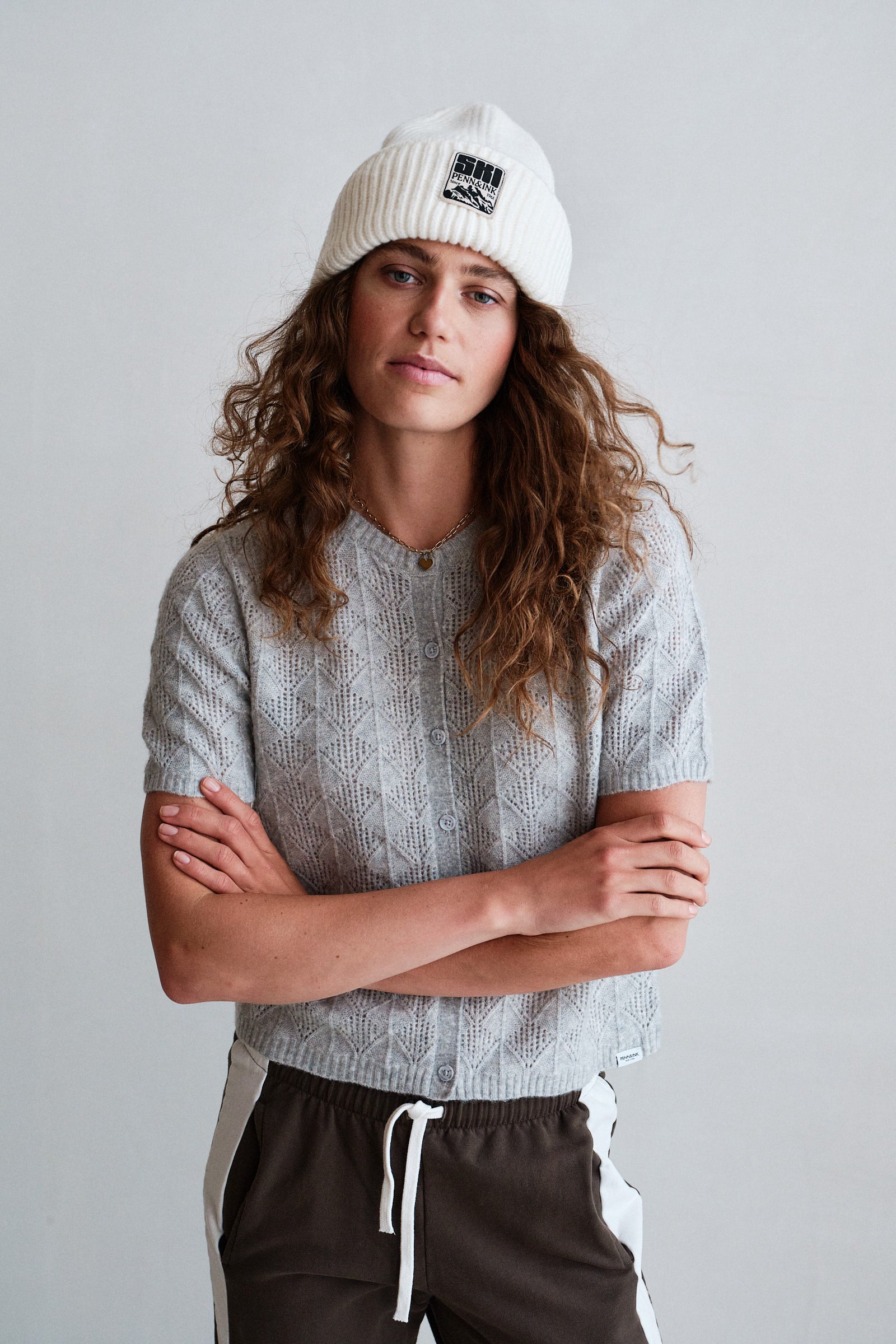 CARDIGAN (W26B436) GREY MELANGE