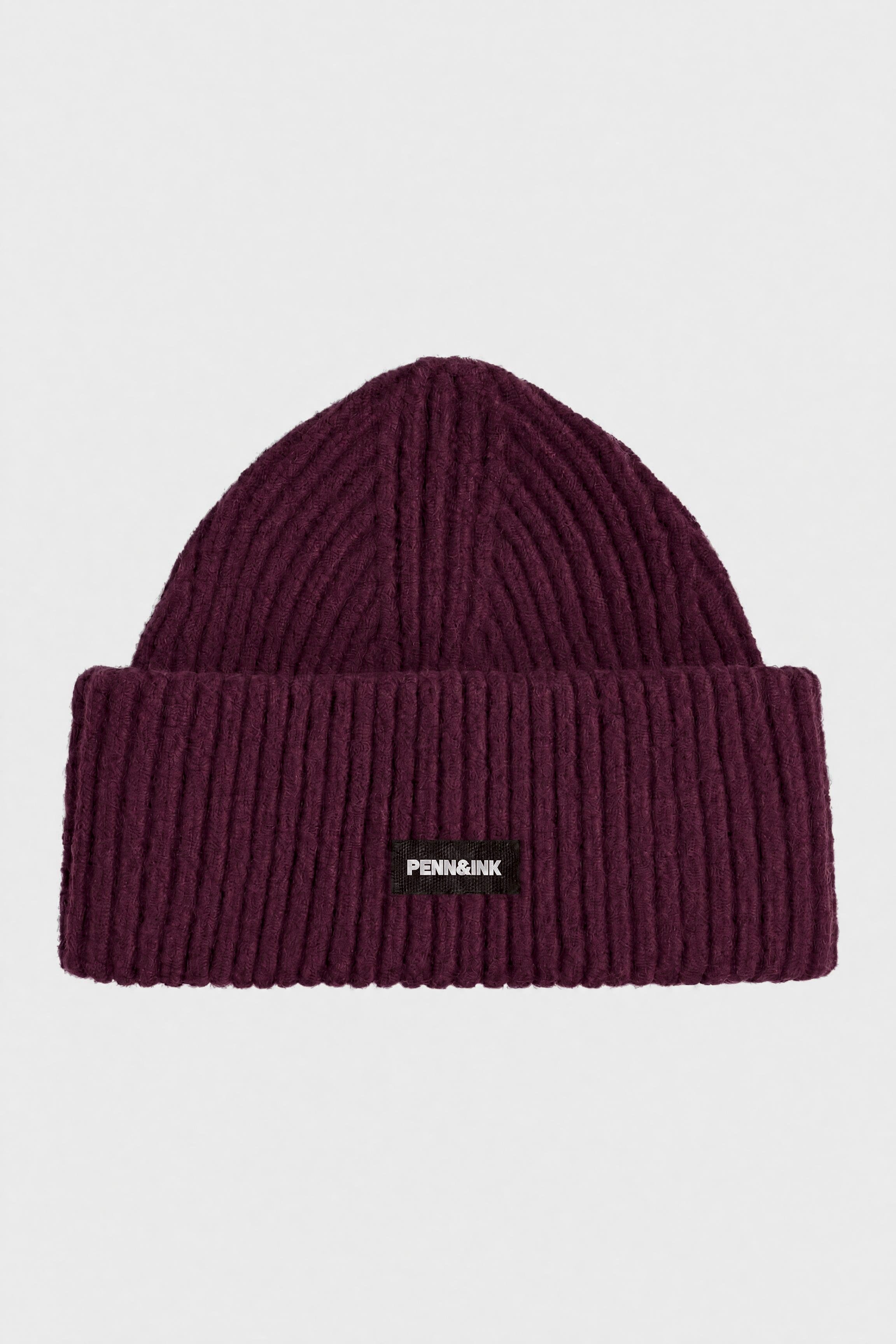 HAT (W26B437) AUBERGINE