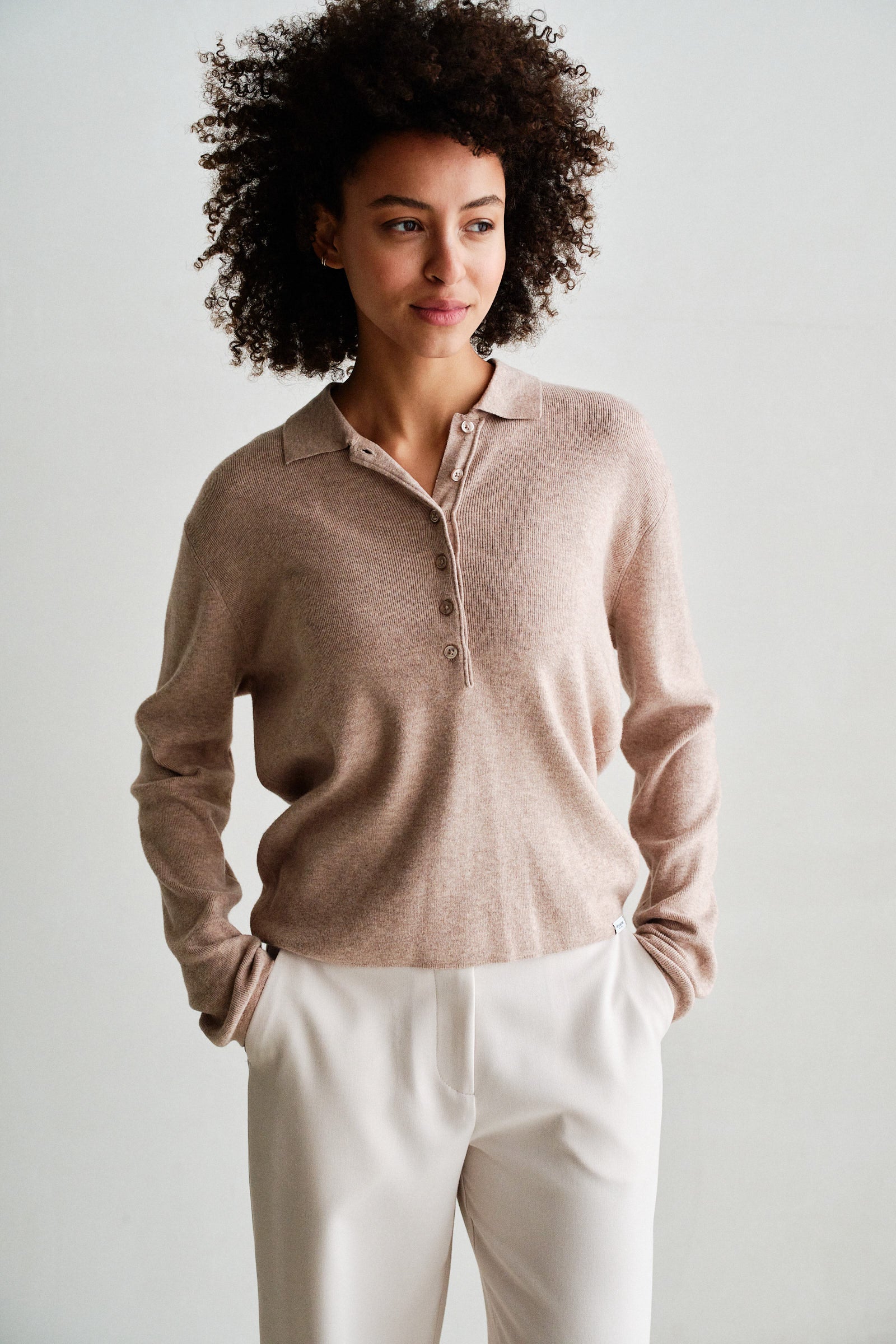 JUMPER (W26B439) BEIGE