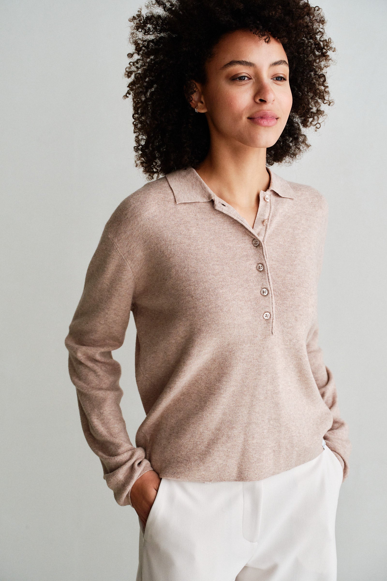 JUMPER (W26B439) BEIGE