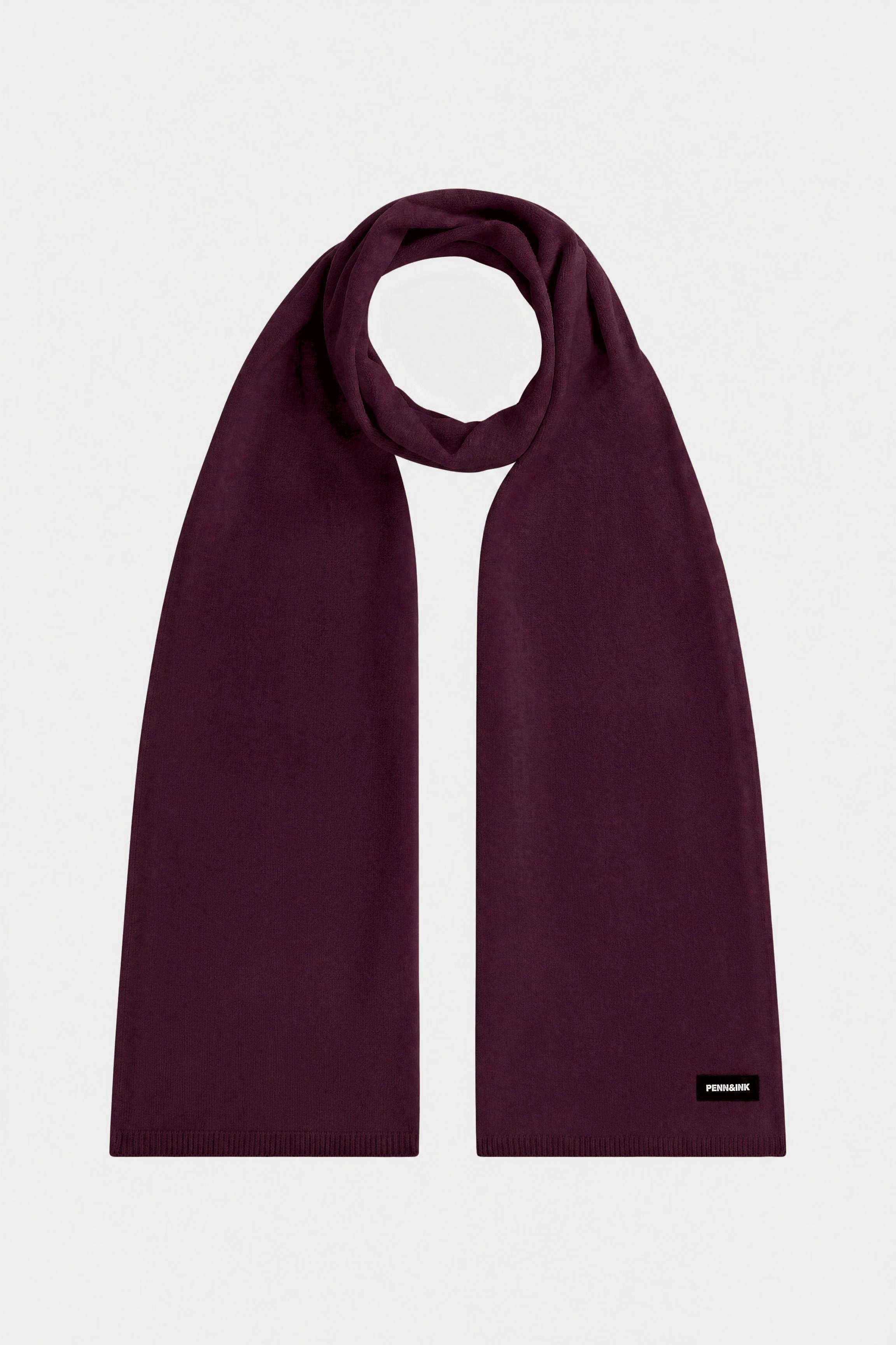 SCARF (W26B440) AUBERGINE