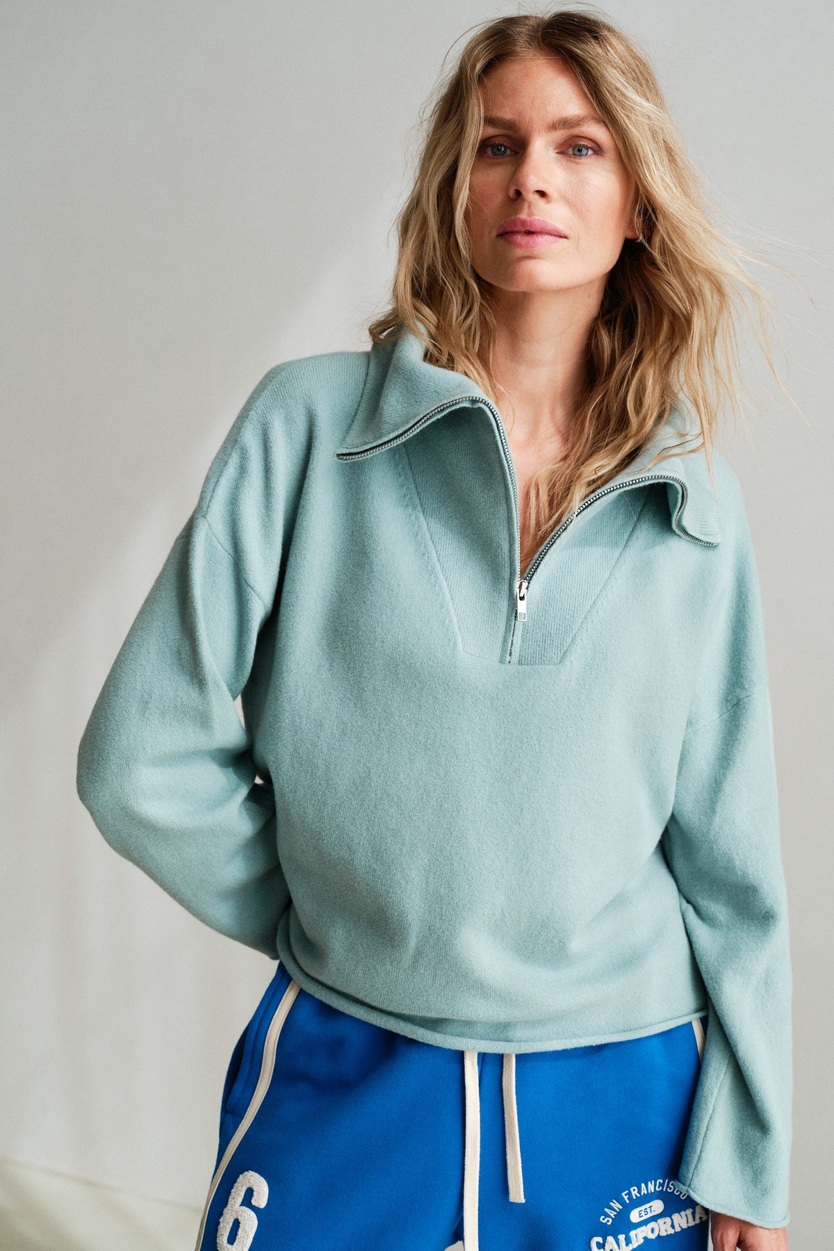 JUMPER (W26B445LTD) BLUE SURF