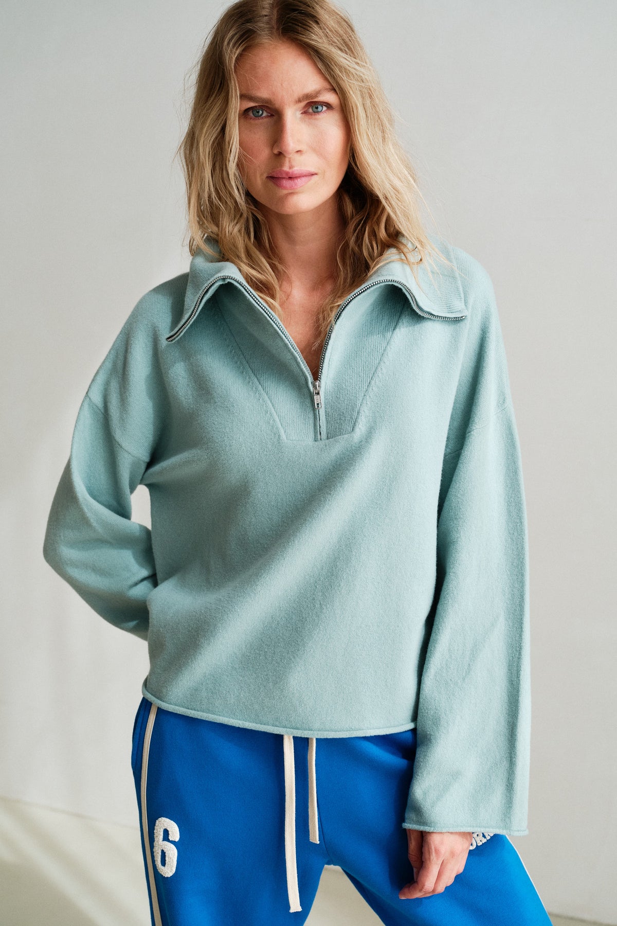JUMPER (W26B445LTD) BLUE SURF