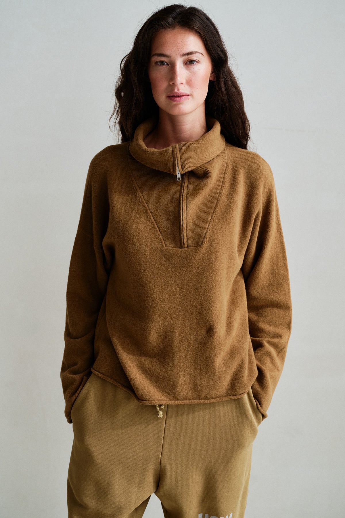 JUMPER (W26B445LTD) BUTTERNUT