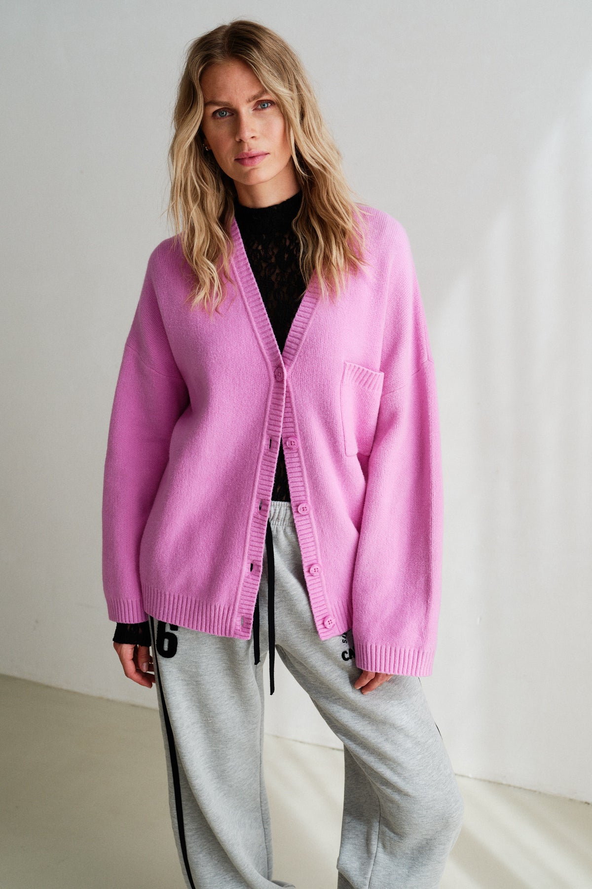 CARDIGAN (W26B450LTD) CYCLAMEN