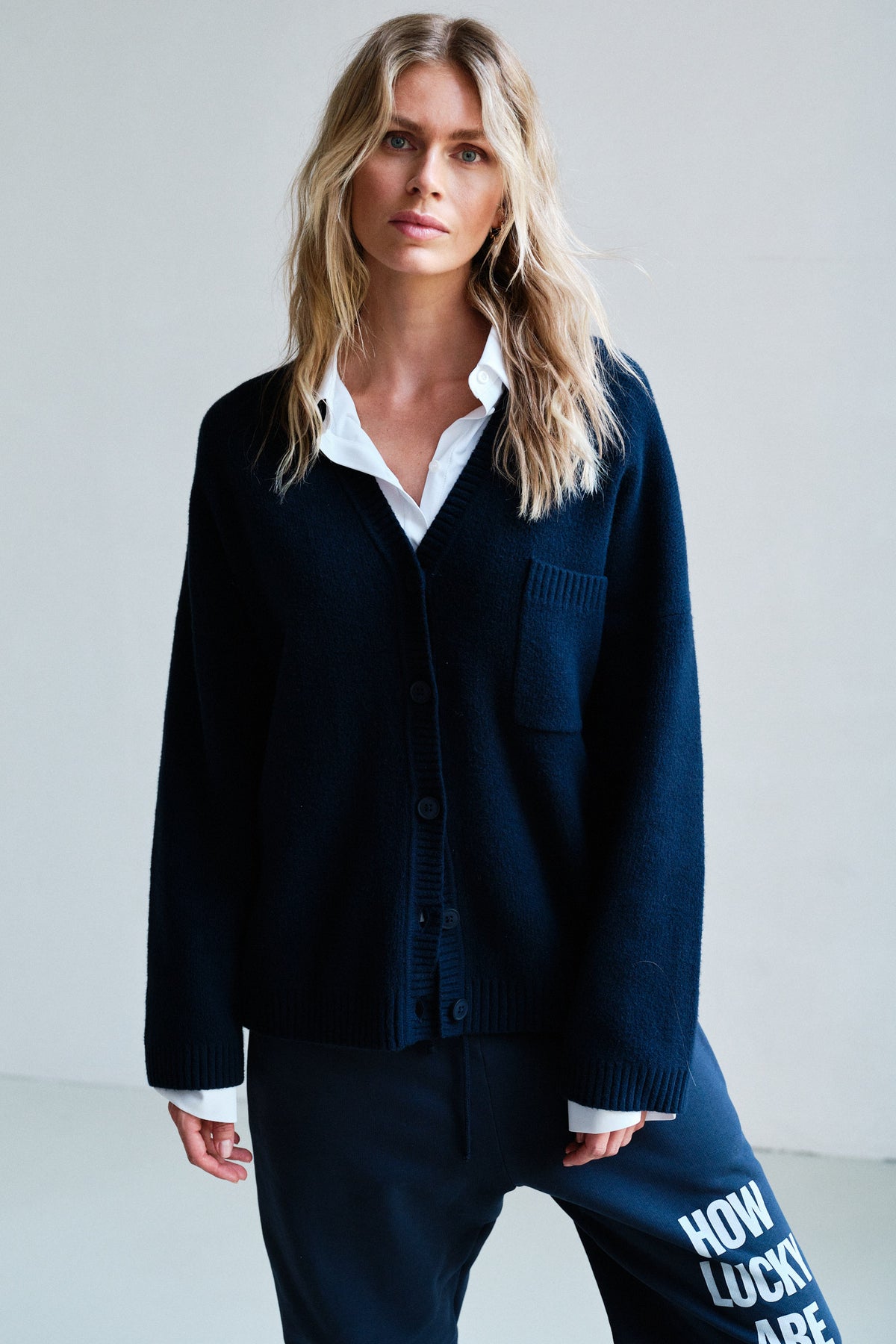 CARDIGAN (W26B450LTD) NAVY