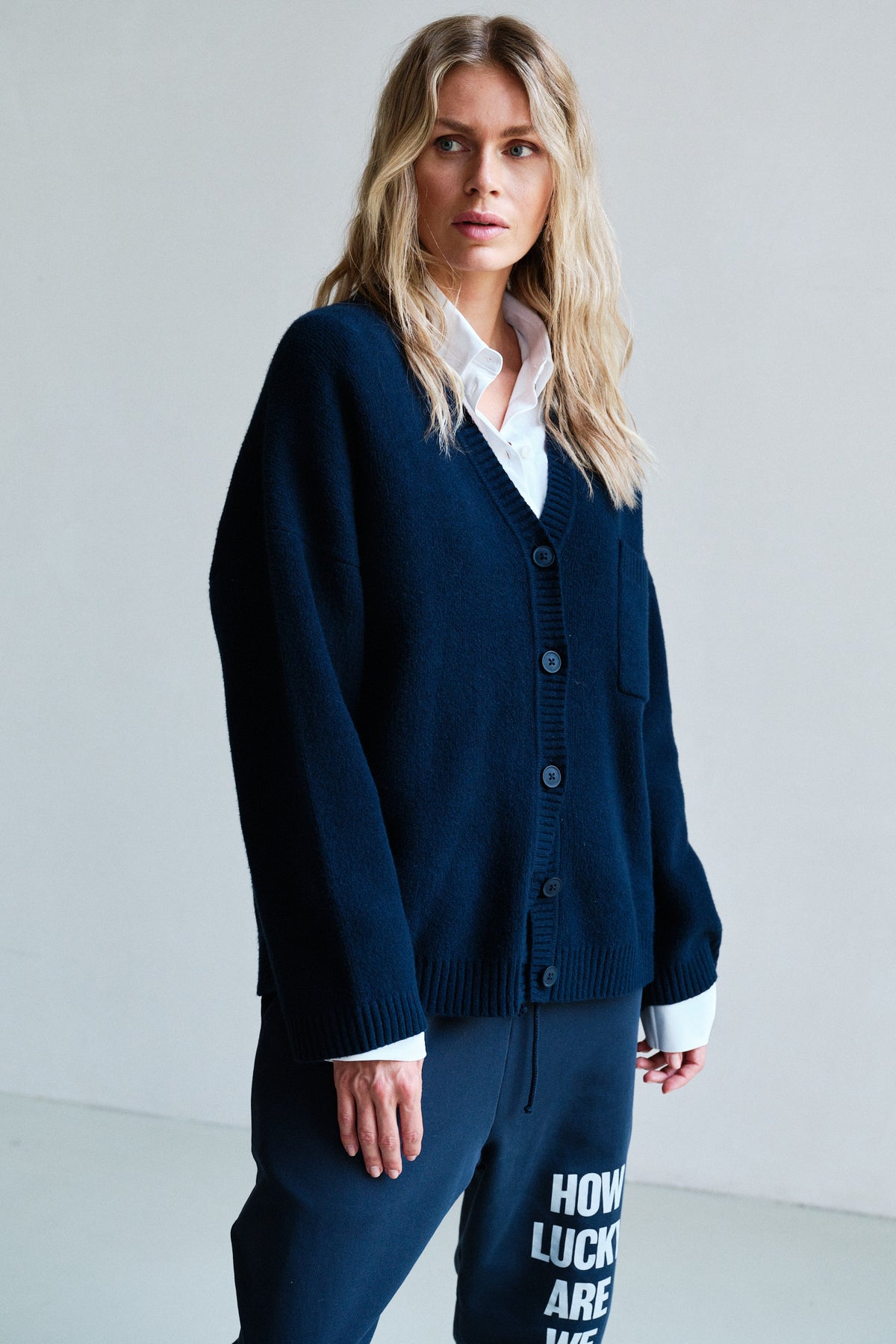 CARDIGAN (W26B450LTD) NAVY