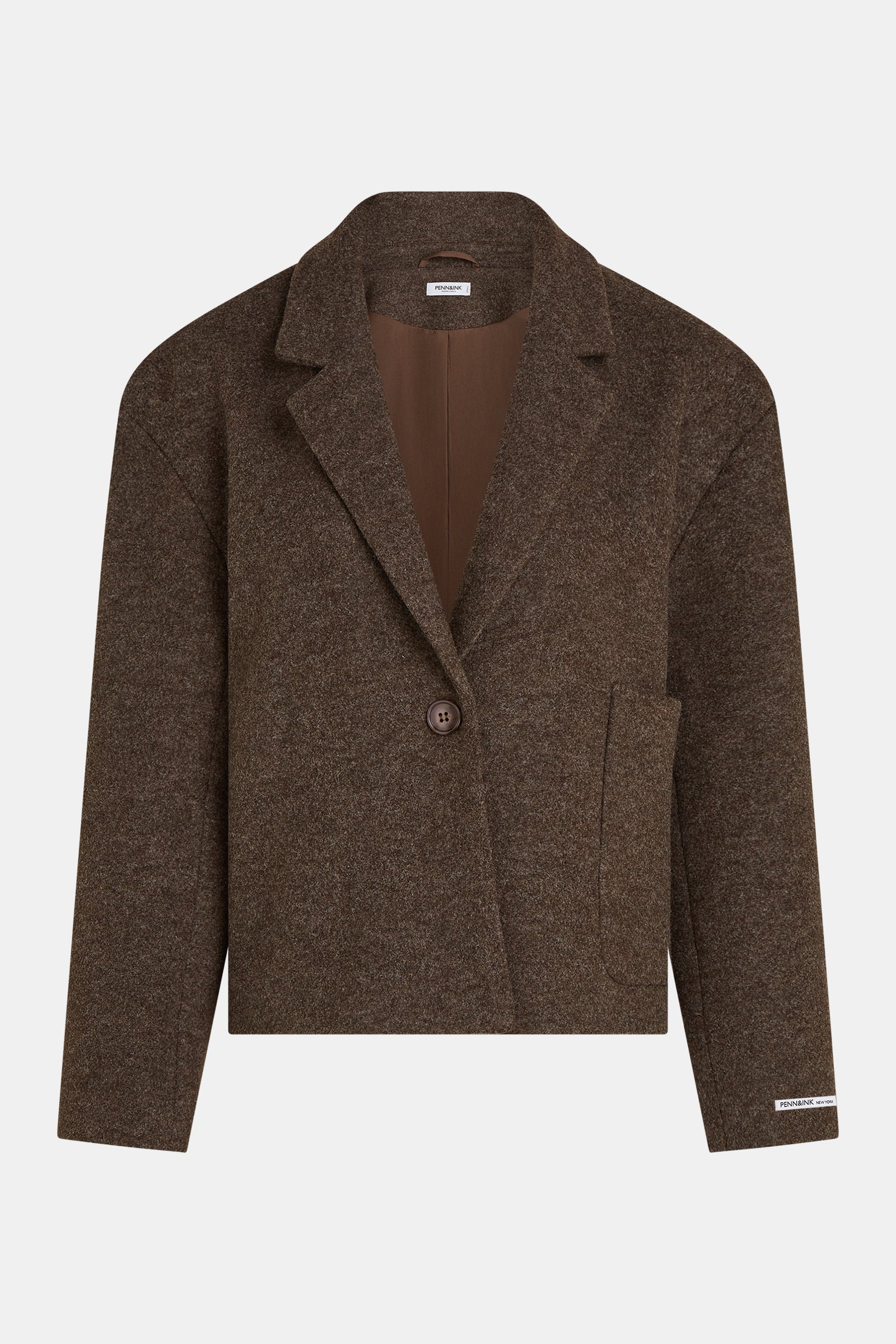 COAT (W26C381) TABAC